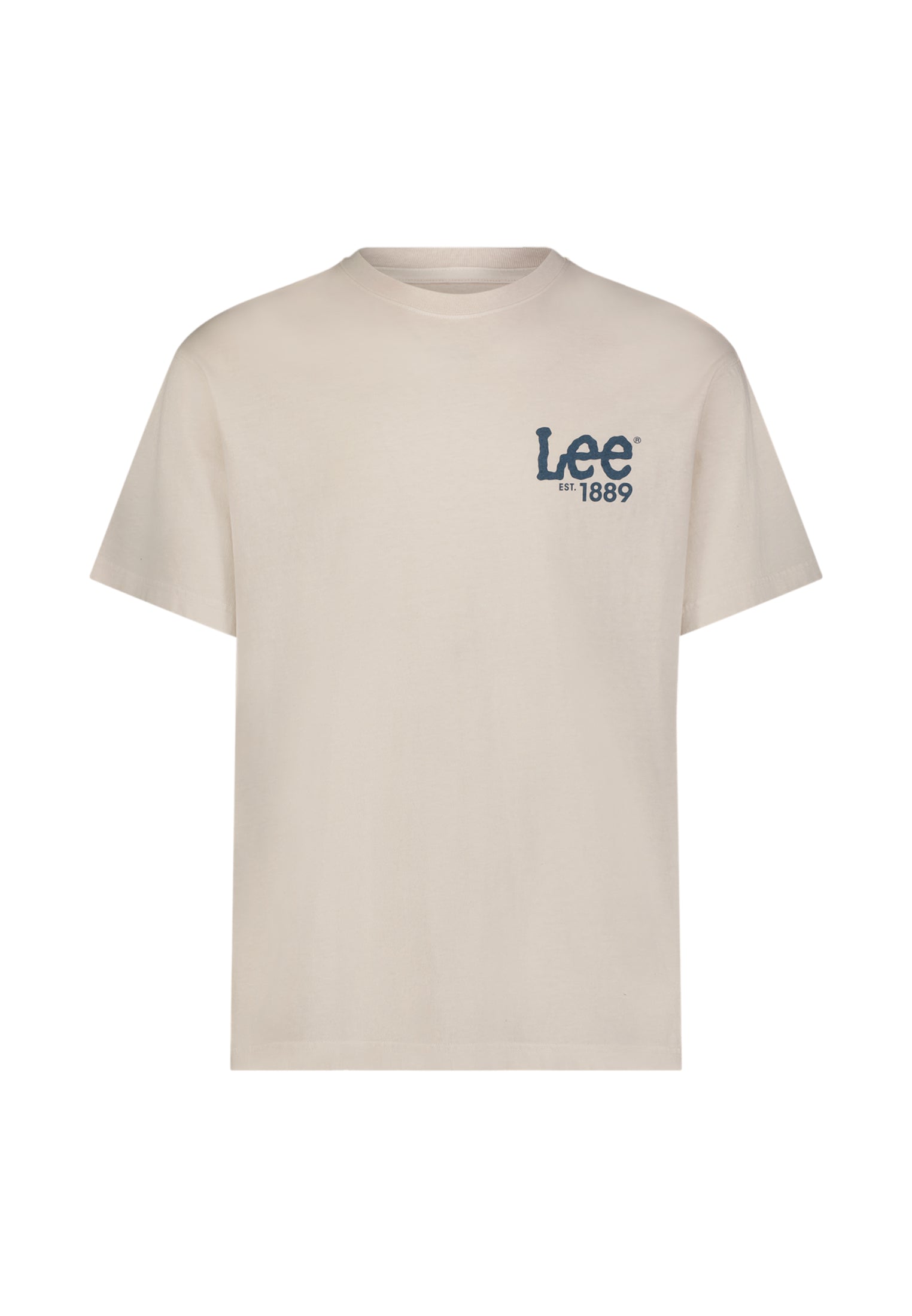 Maglietta con logo in ecrù T-shirt Lee   