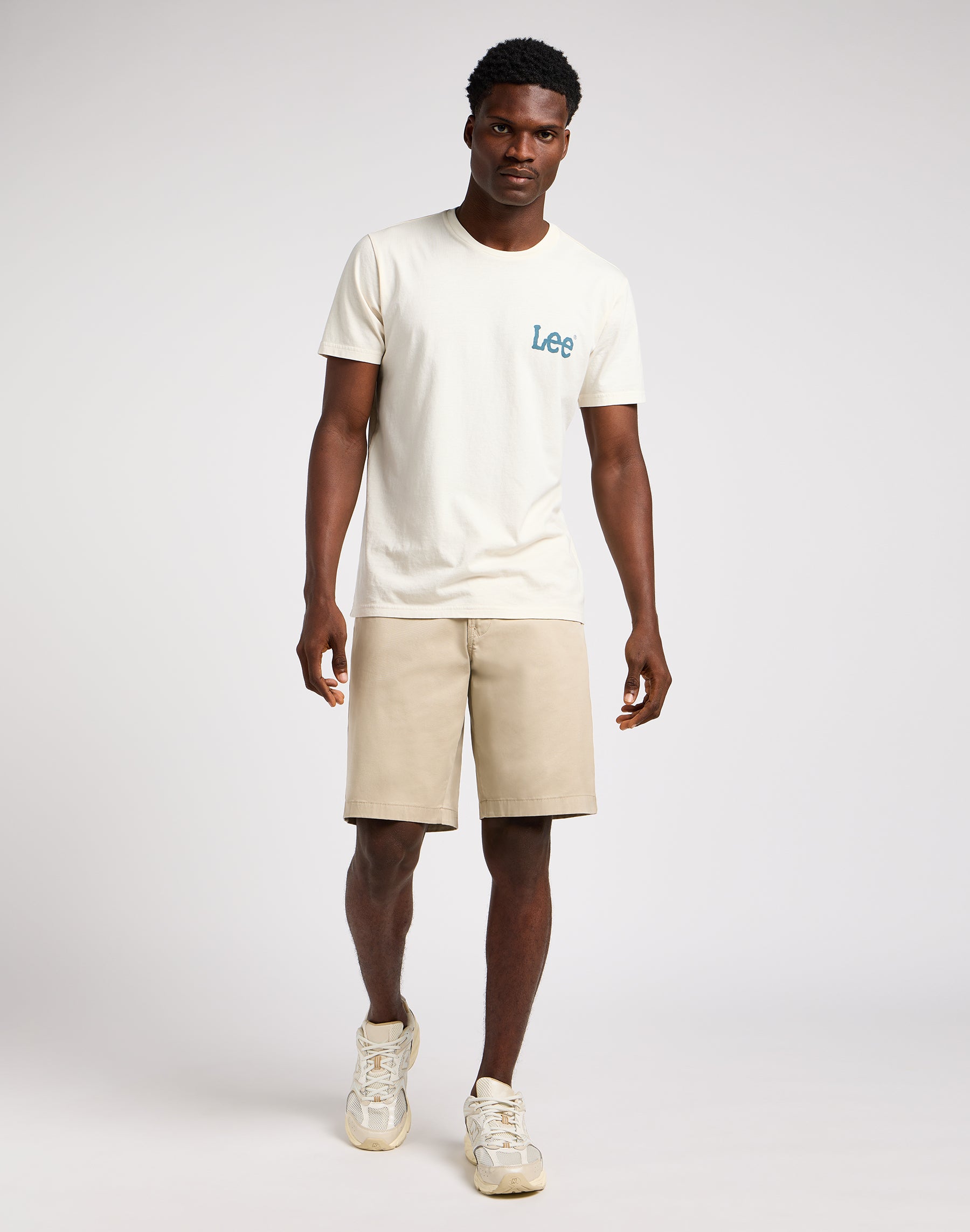 Pantaloncini chino rilassati in stone shorts Lee   