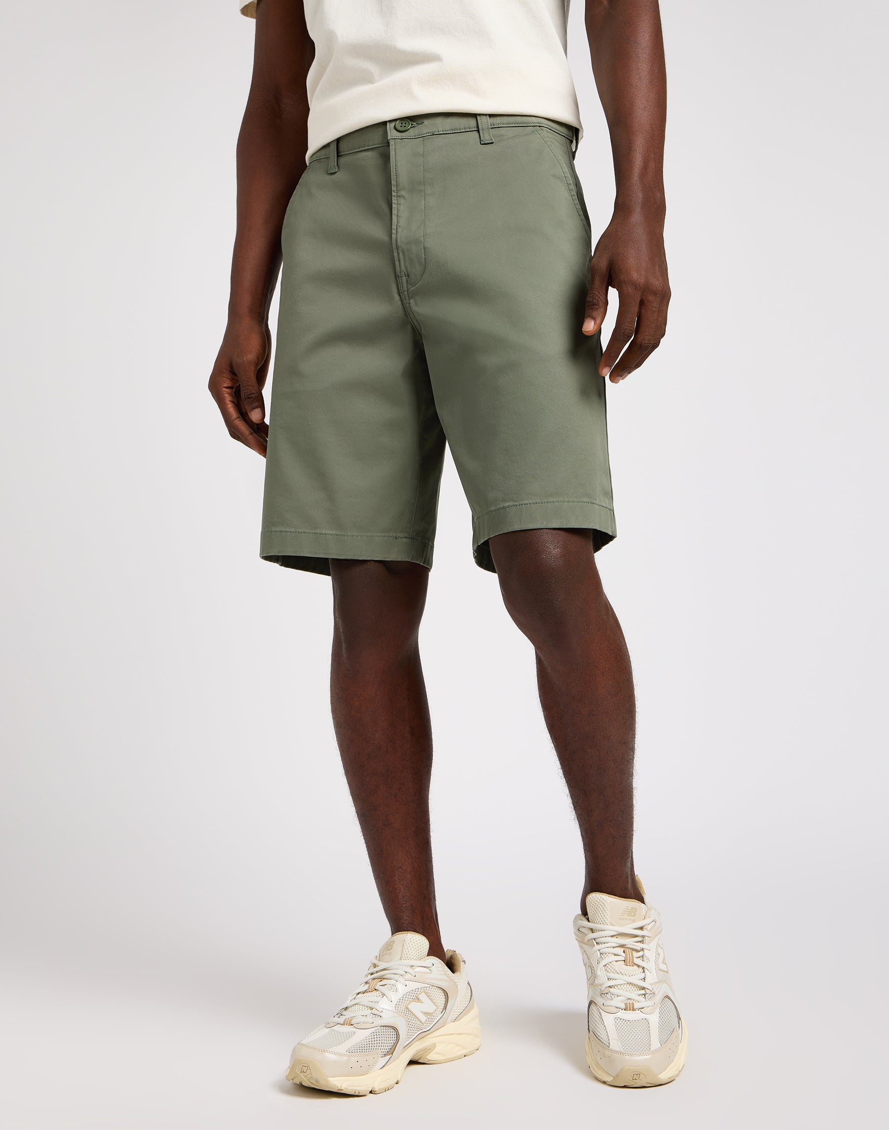 Pantaloncini chino rilassati in oliva Grove Shorts Lee   