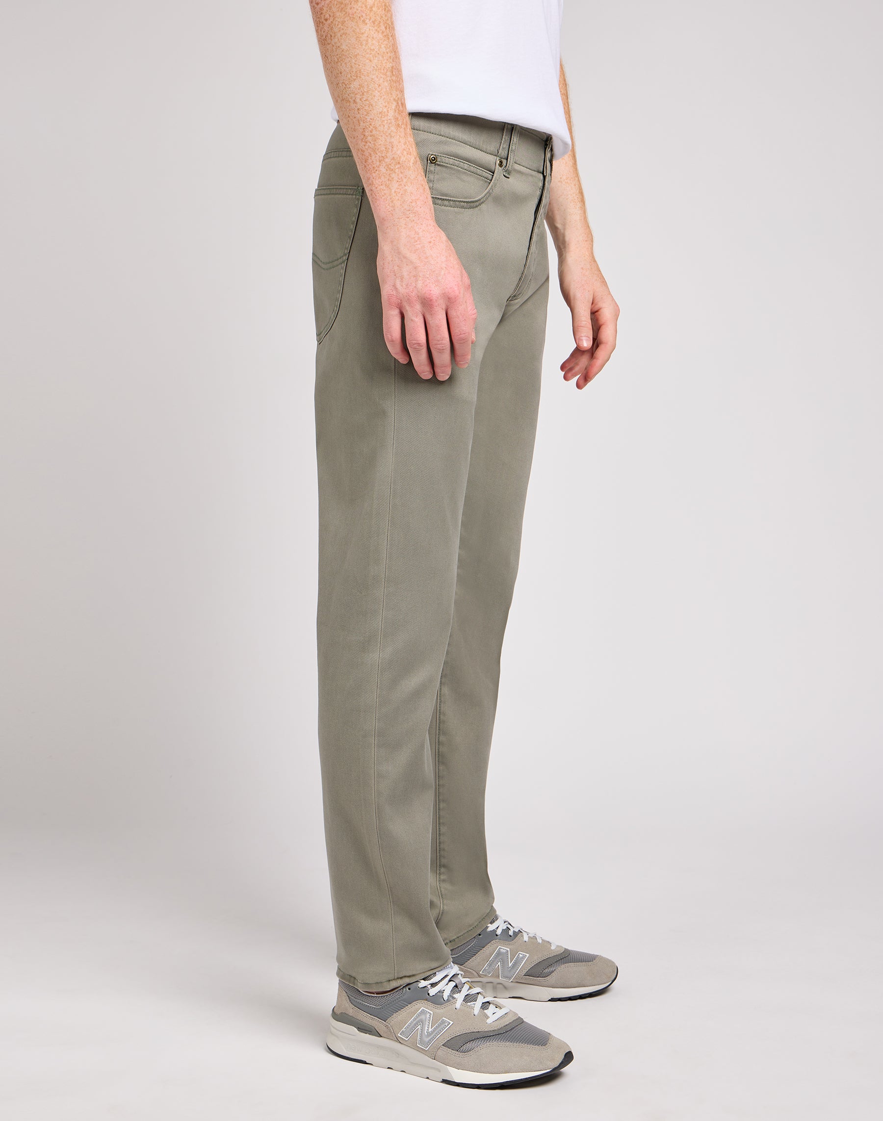 Pantaloni slim fit MVP in Olive Grove Lee   