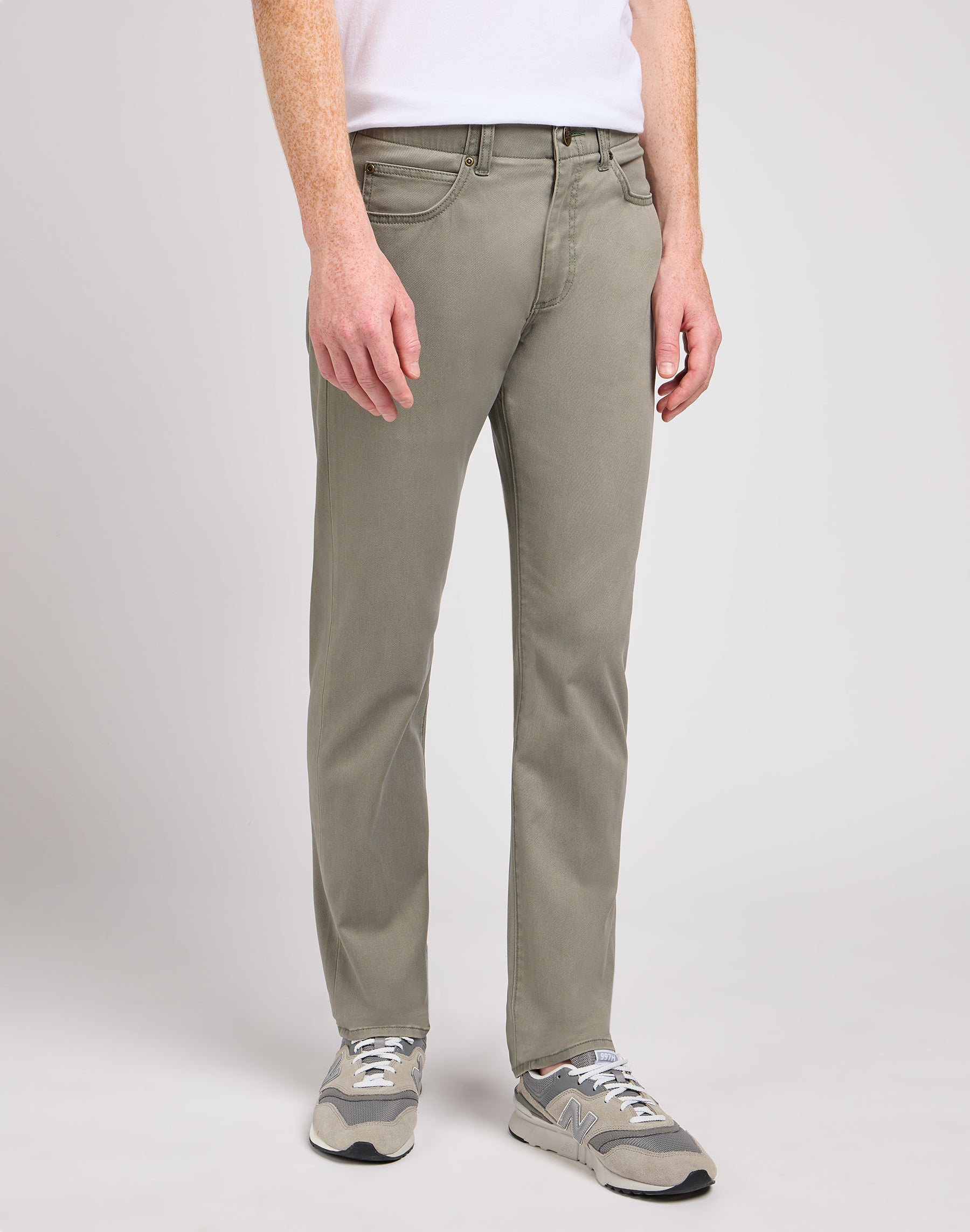 Pantaloni slim fit MVP in Olive Grove Lee   