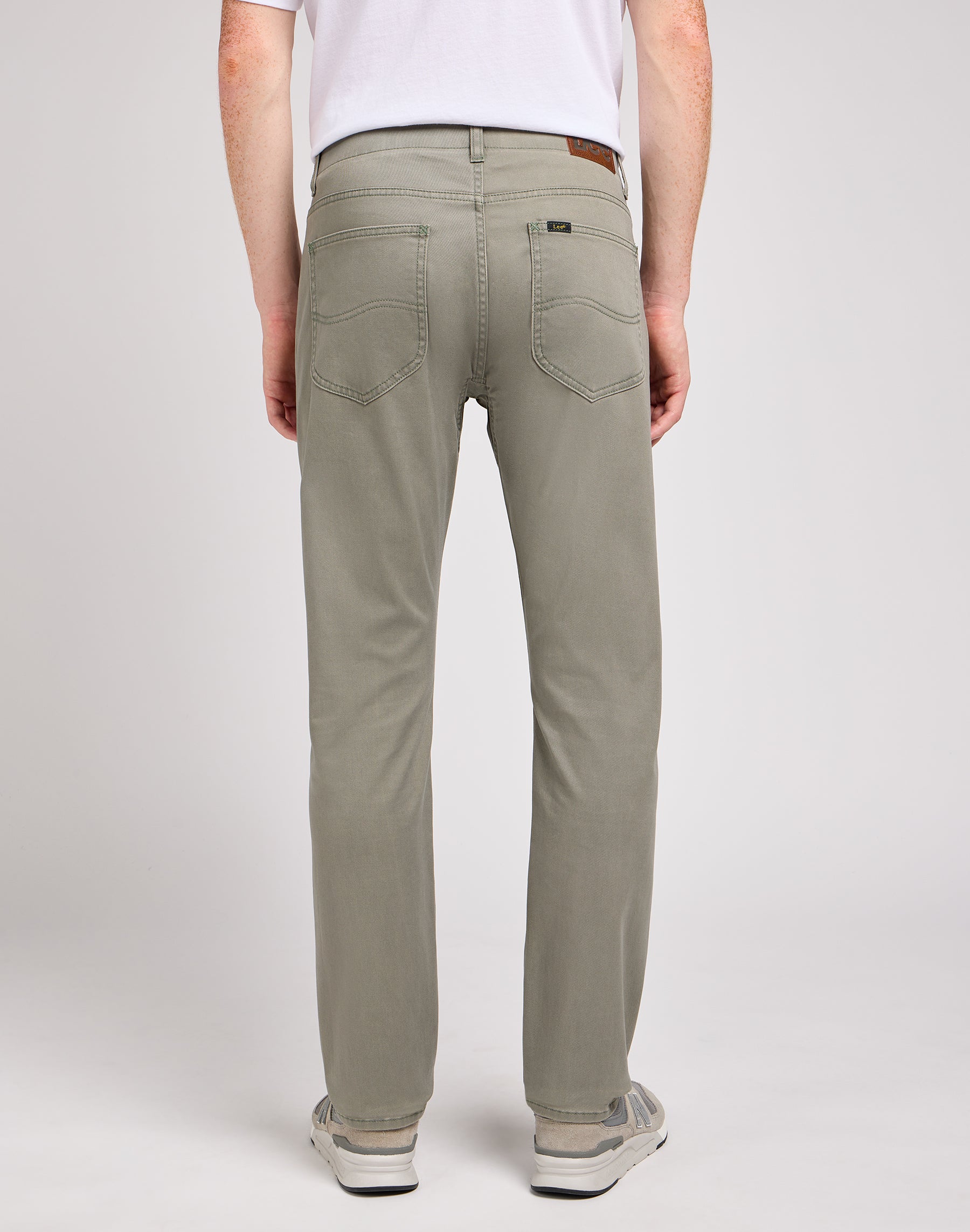 Pantaloni slim fit MVP in Olive Grove Lee   