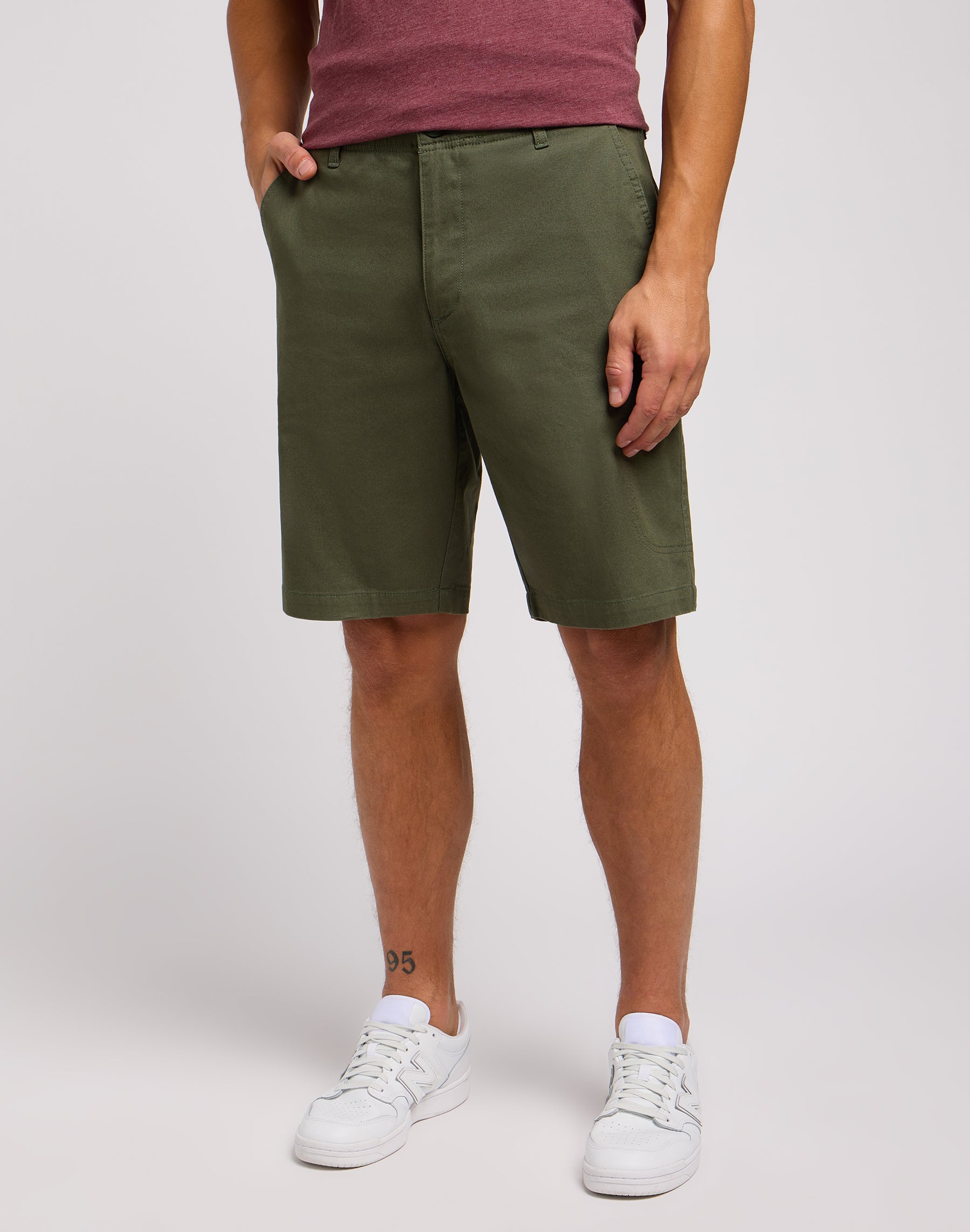 Pantaloncini XC Weltpocket in Olive Grove Lee   