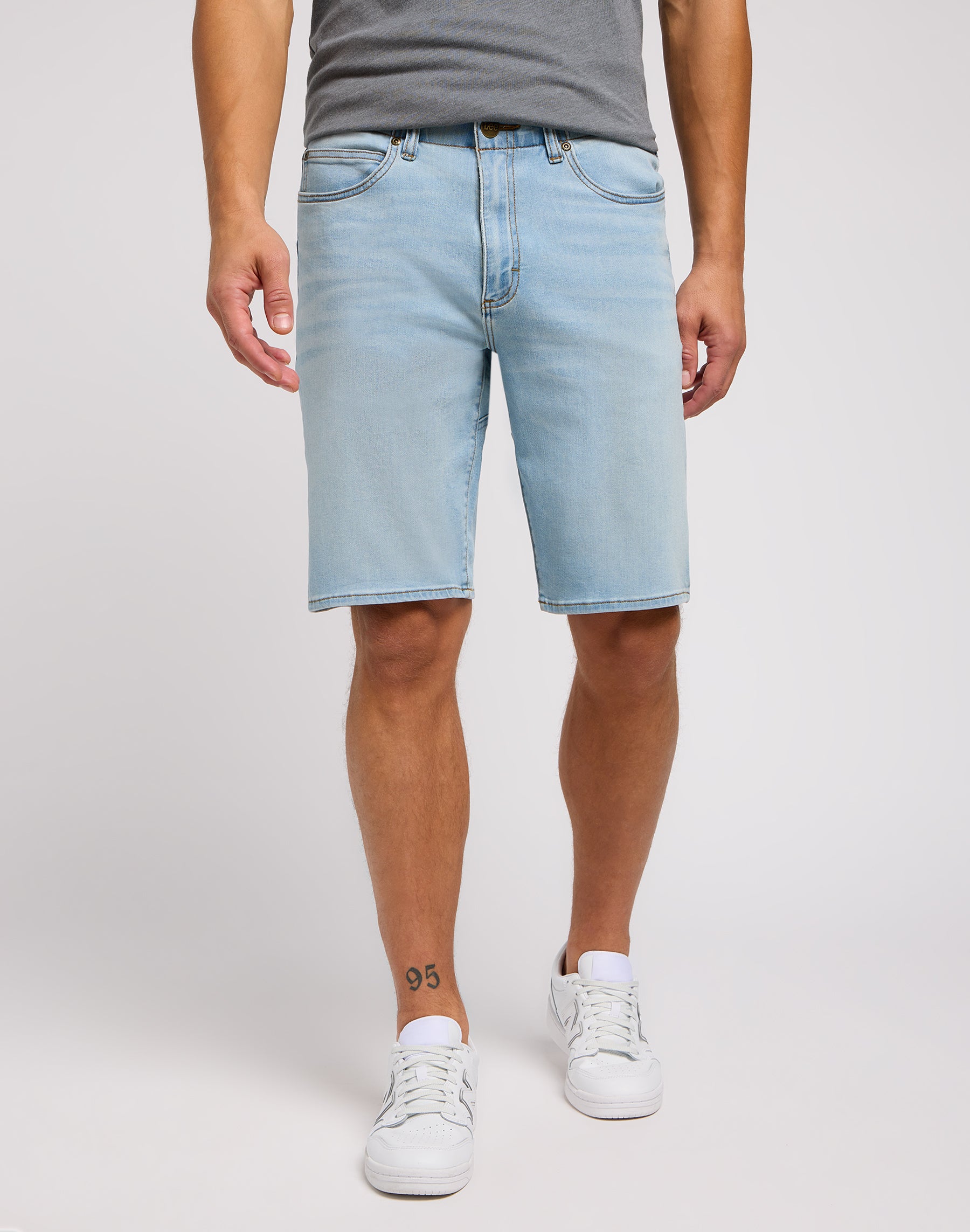 Pantaloncini XM 5 tasche in denim Ice Man Lee   