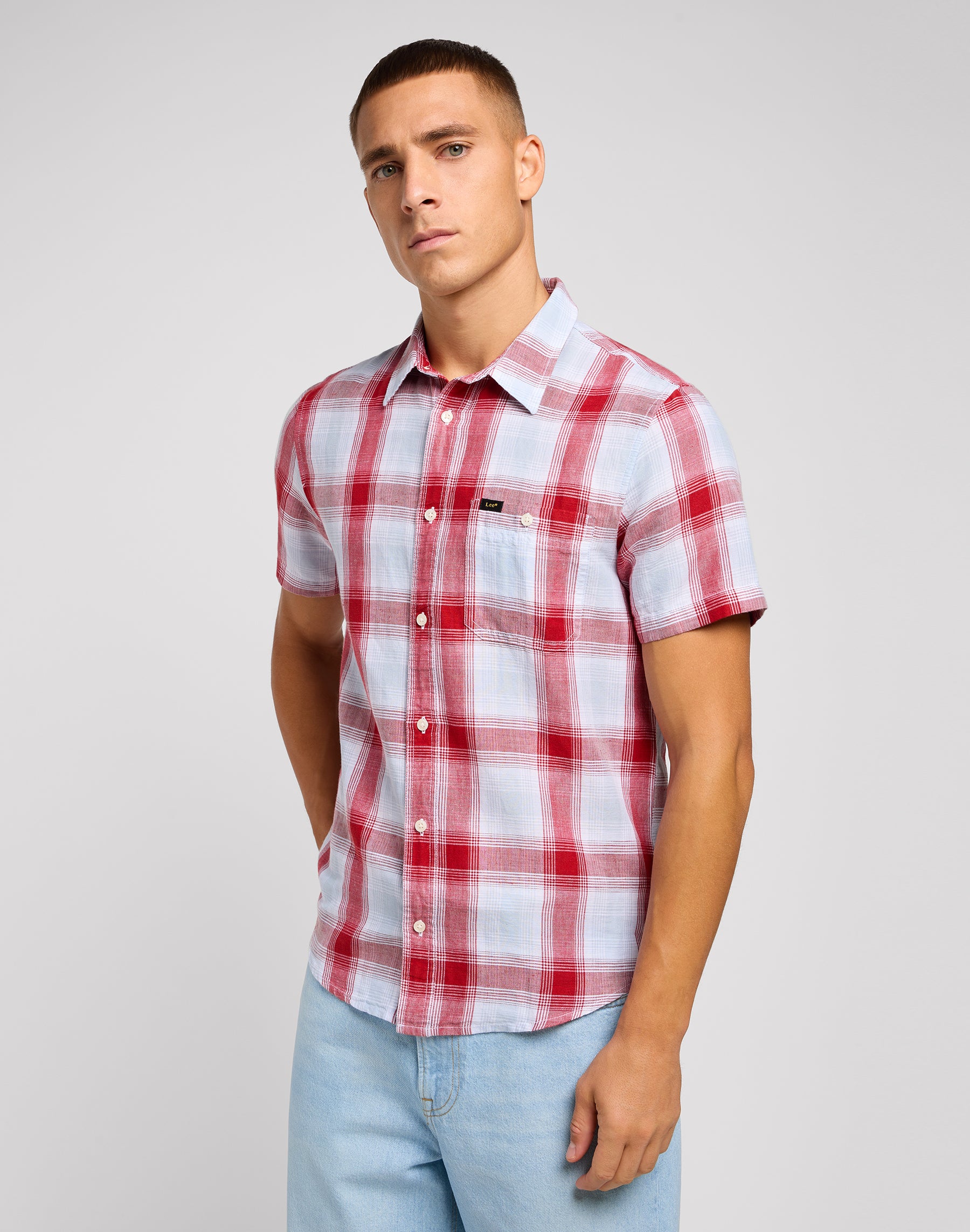 Camicia Leesure in Granato Camicie Lee   