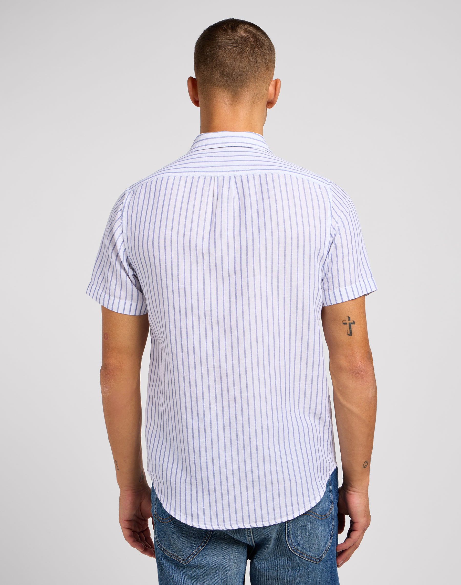 Camicia Leesure in Surf Blue Camicie Lee   