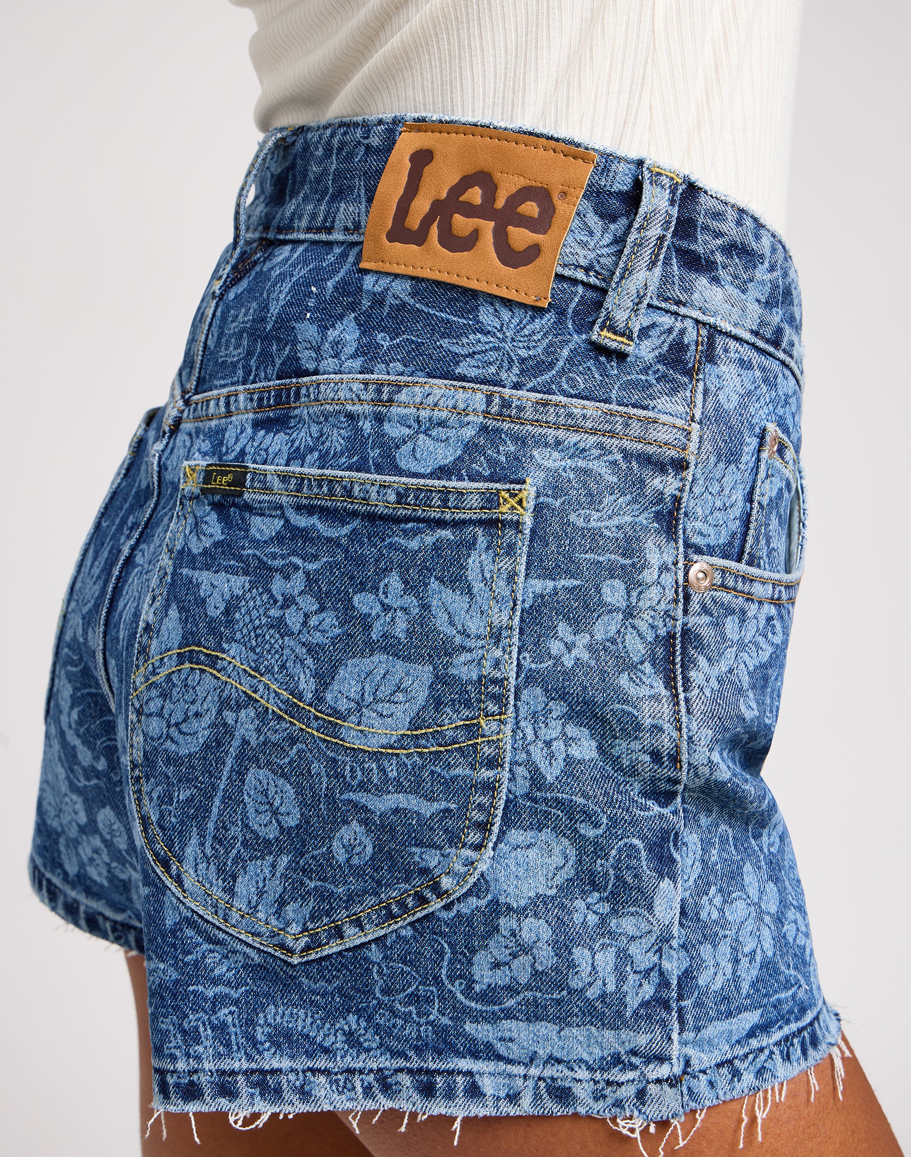 Pantaloncini Rider Short 3 Inch in denim tropicale Lee   