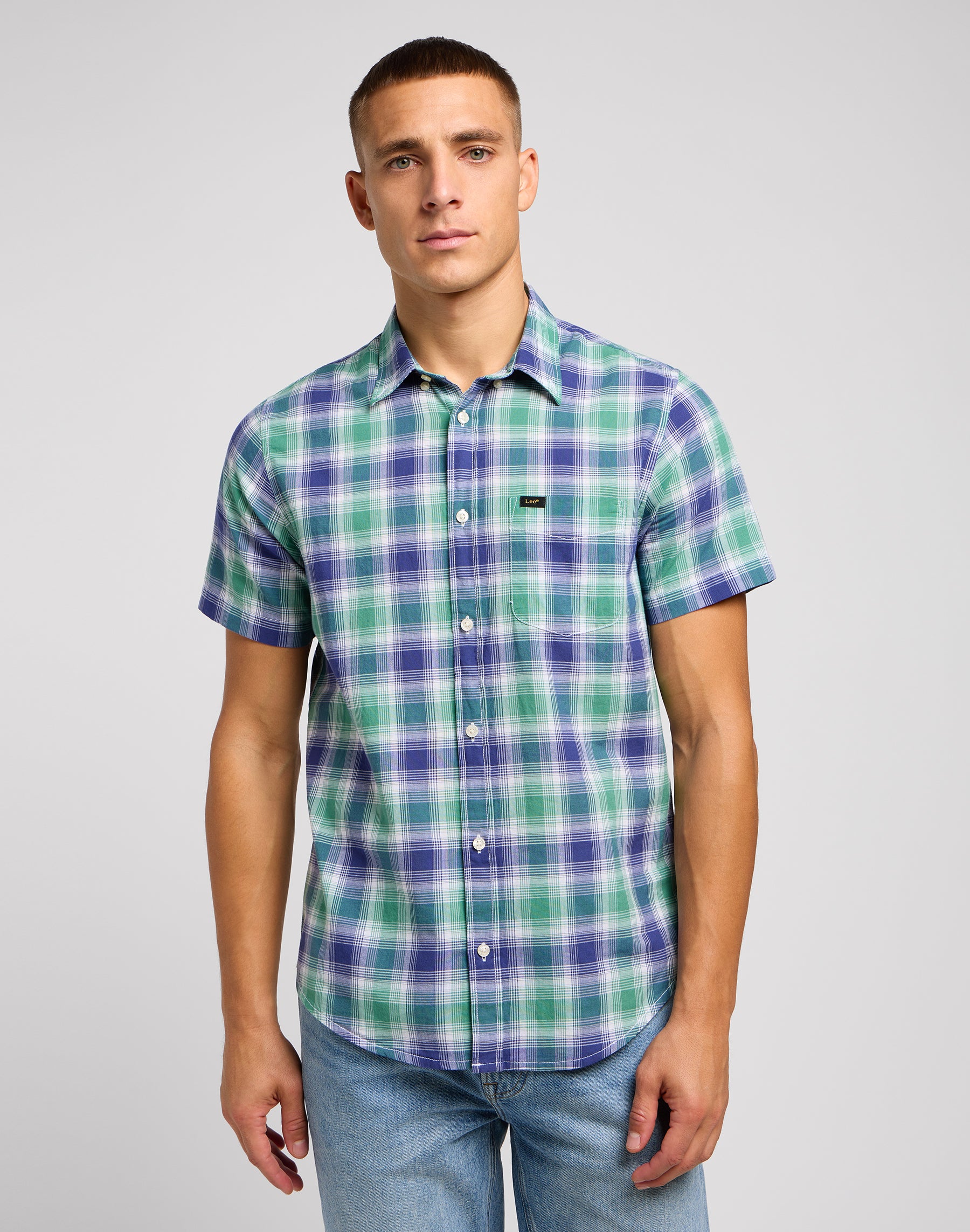 Lee Camicia con bottoni in Dandy Green Shirts Lee   