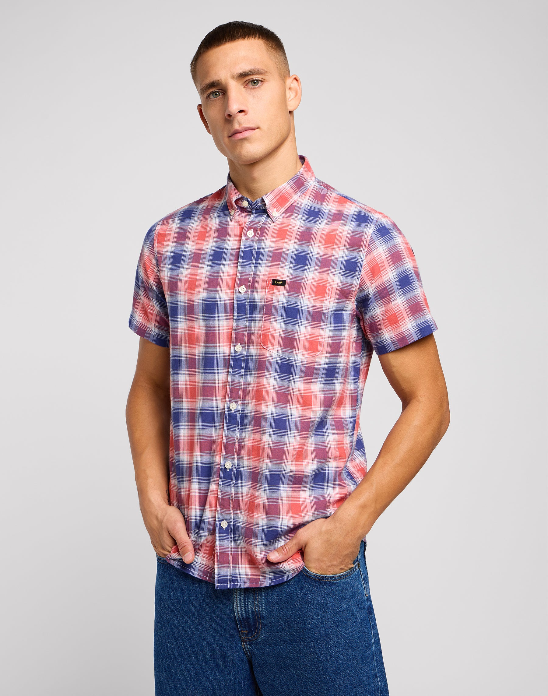 Lee Camicia button down in papavero Lee   