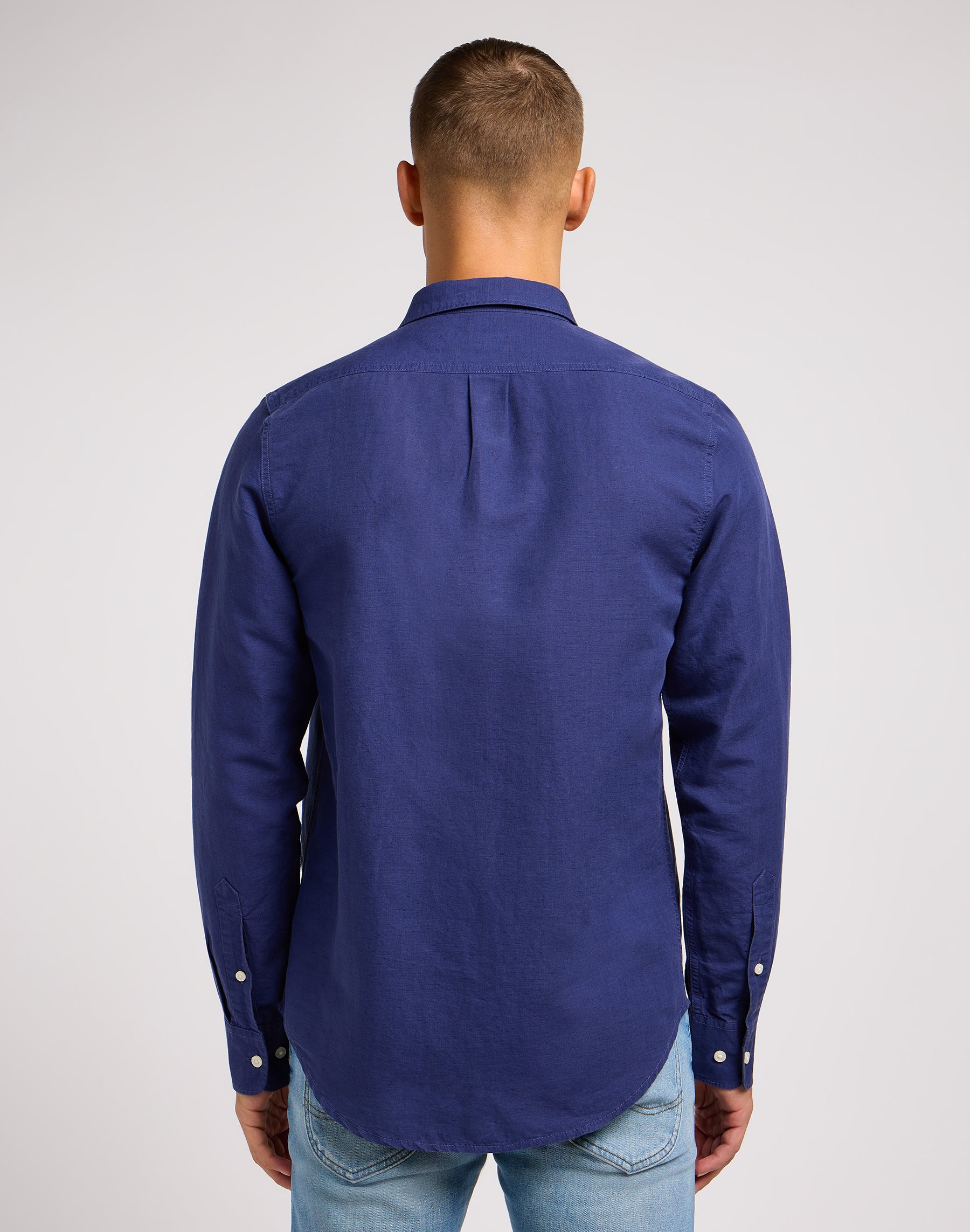 Camicia patch in camicie blu medievali Lee   