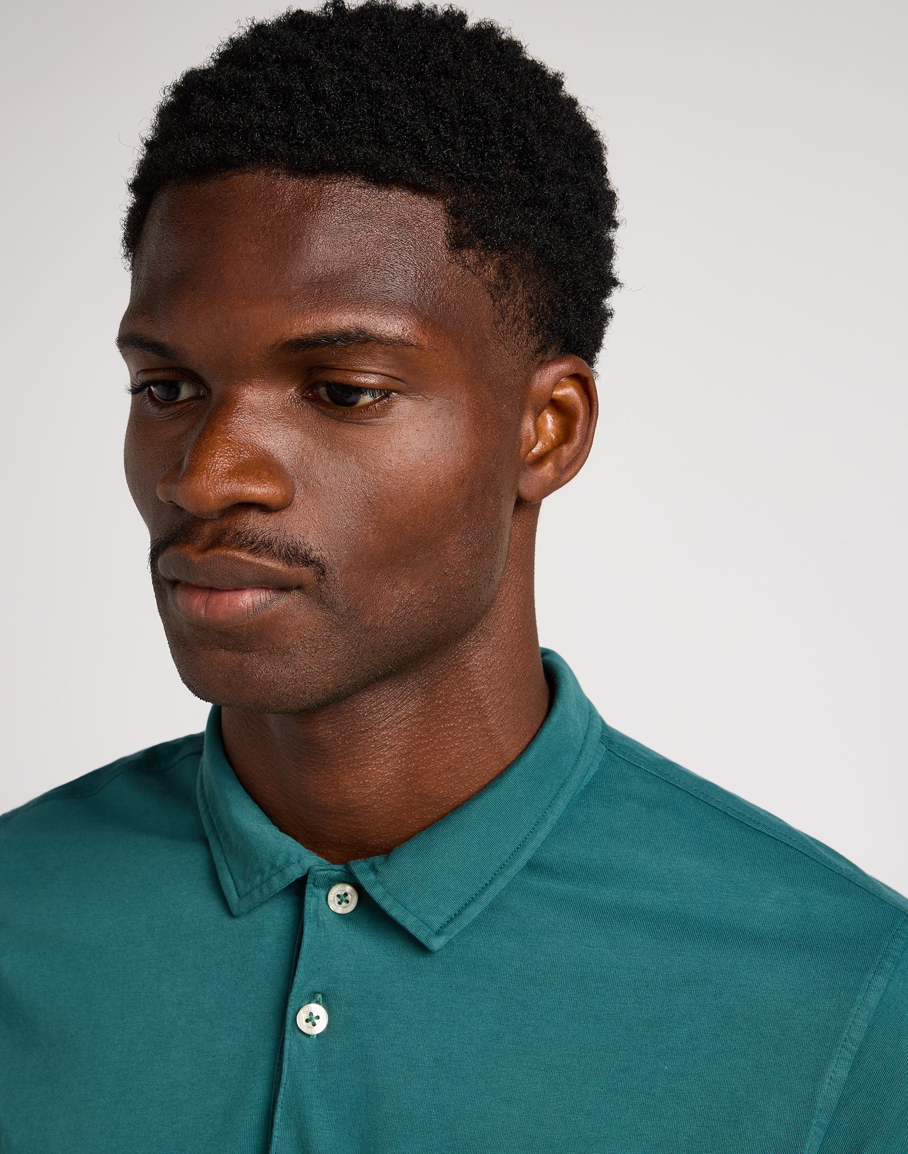 Polo in jersey in Evergreen Polo Lee   