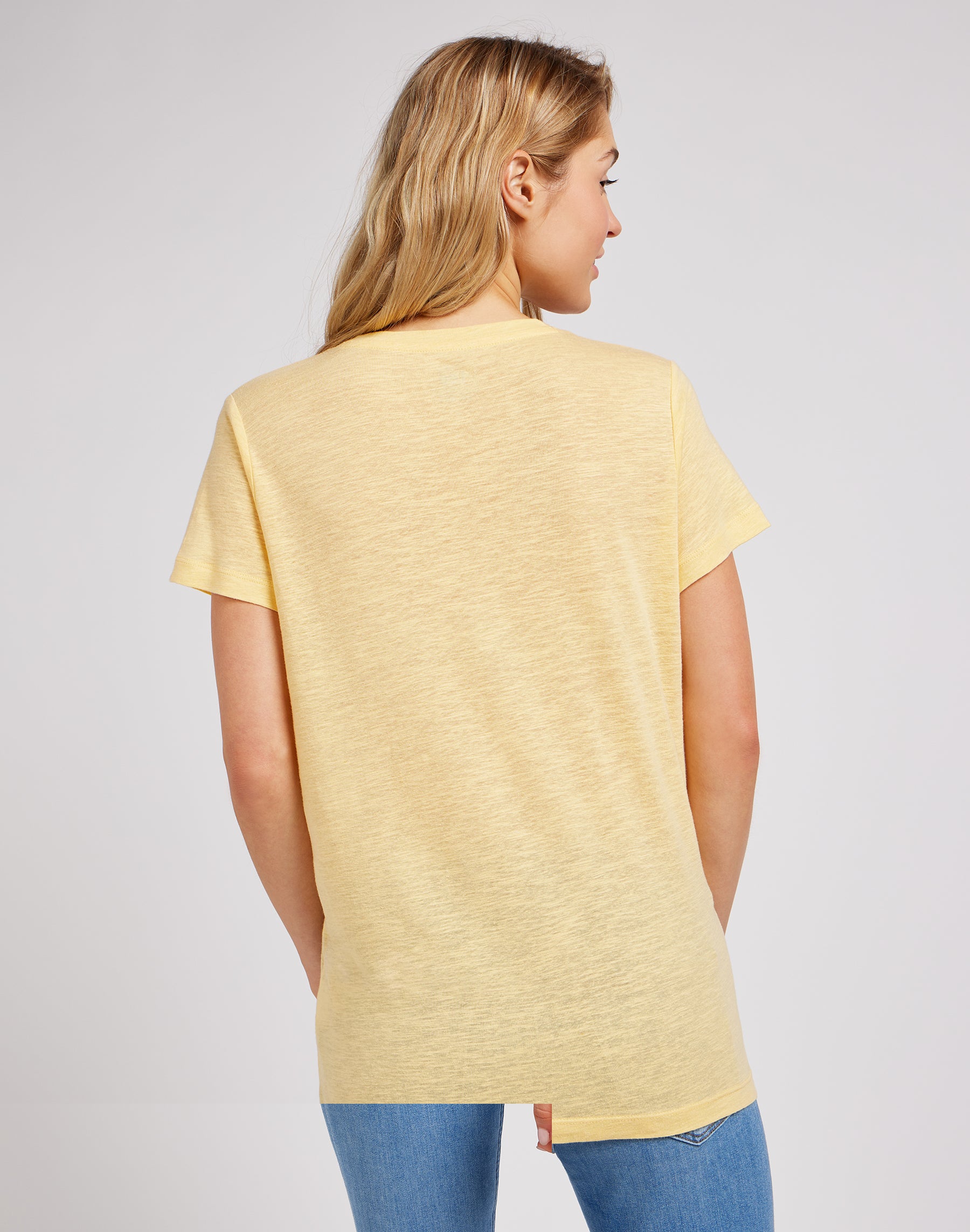 Maglietta con scollo a V in Vermeil T-Shirts Lee   