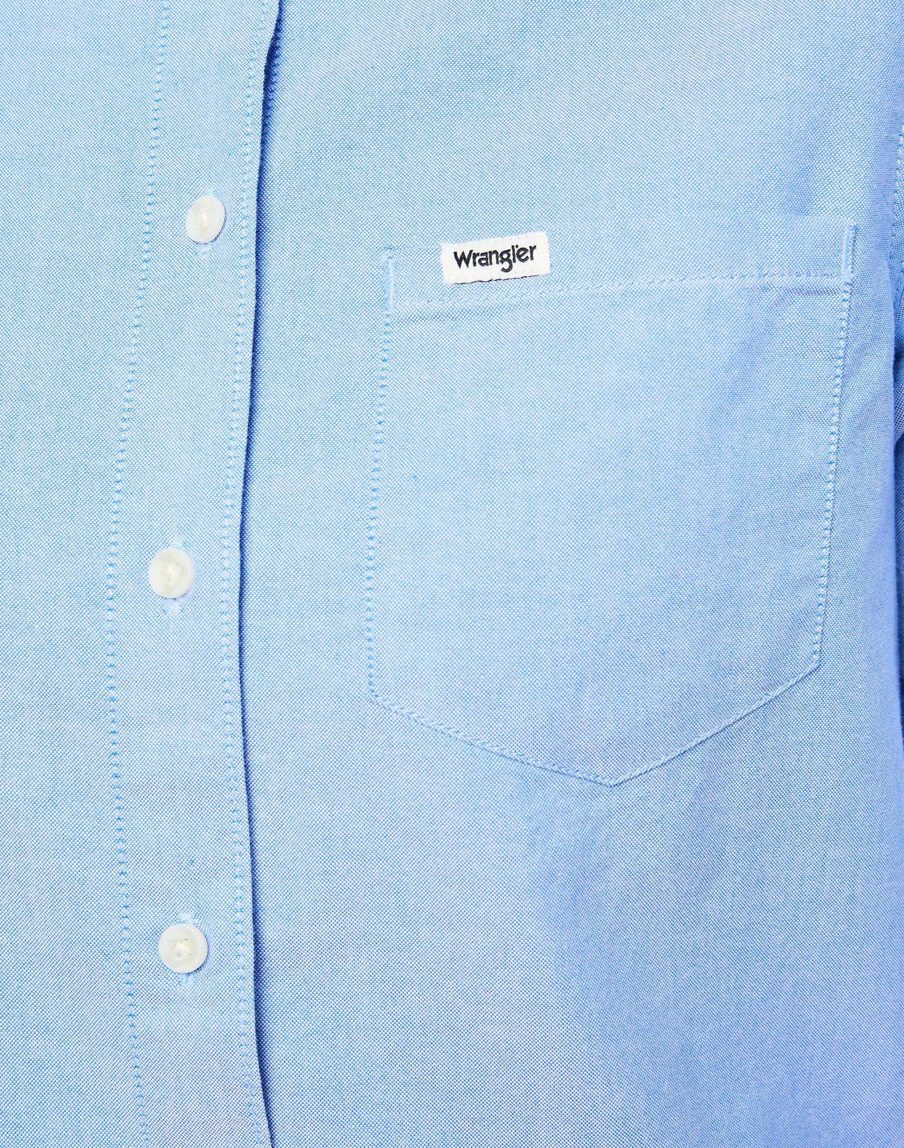 Camicia monotasche in blu brillante Camicie Wrangler   