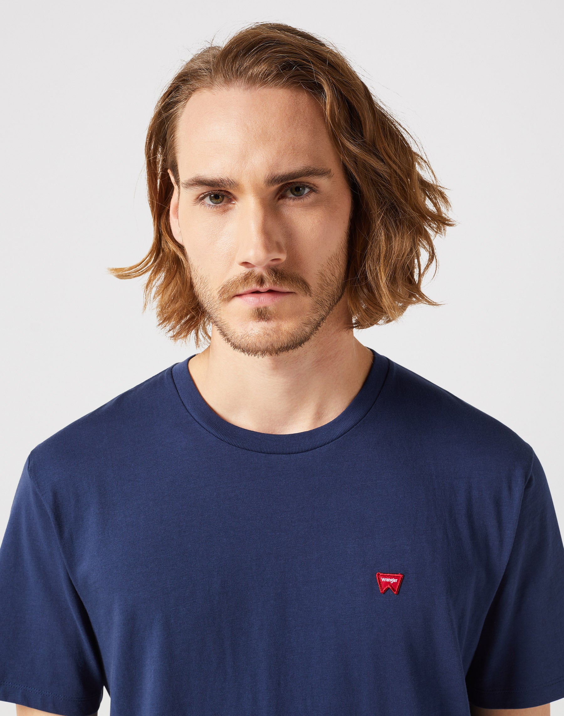 Maglietta Sign Off in T-shirt Wrangler Navy   