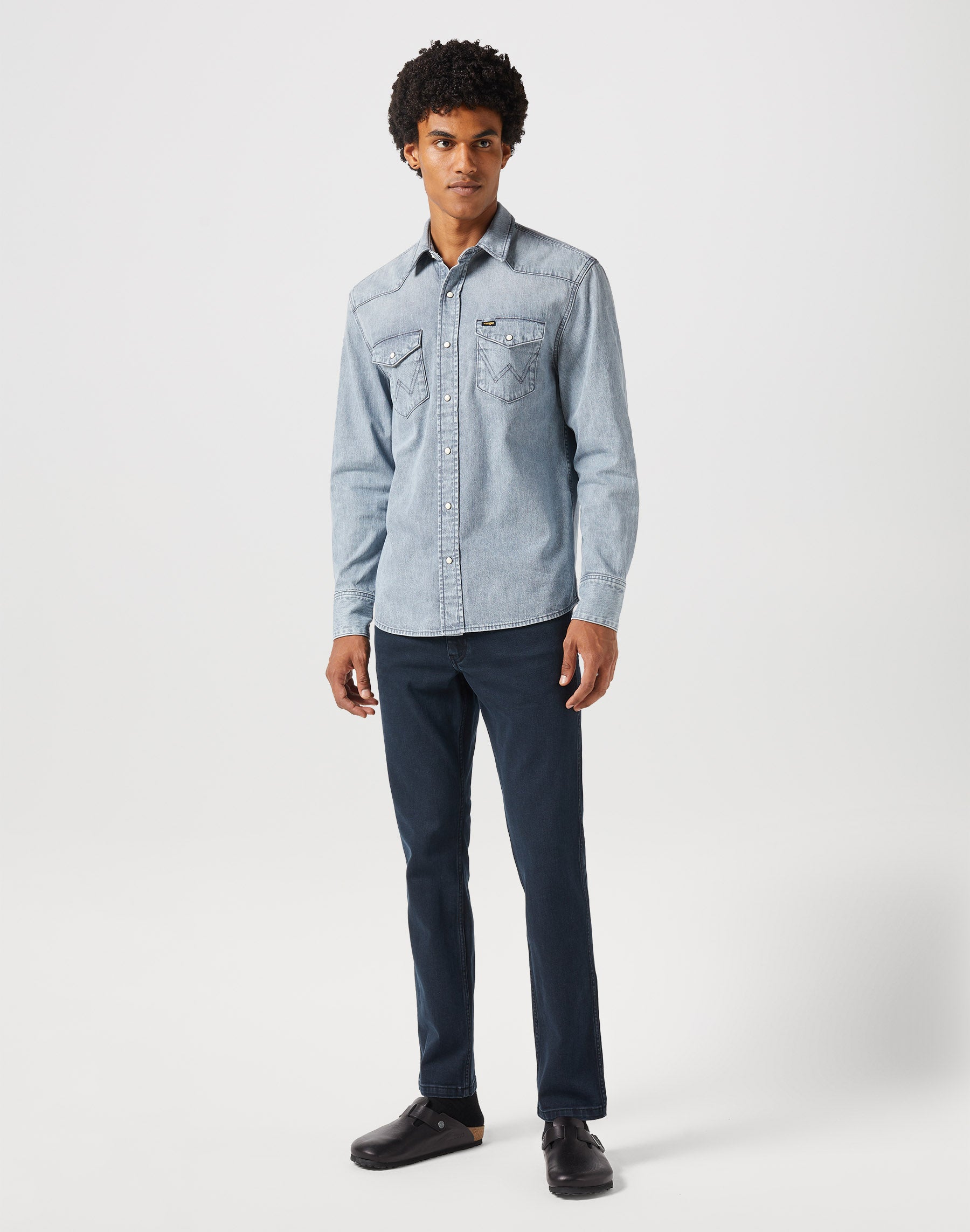 Jeans Greensboro Low Stretch in Cloudy Skies Wrangler   