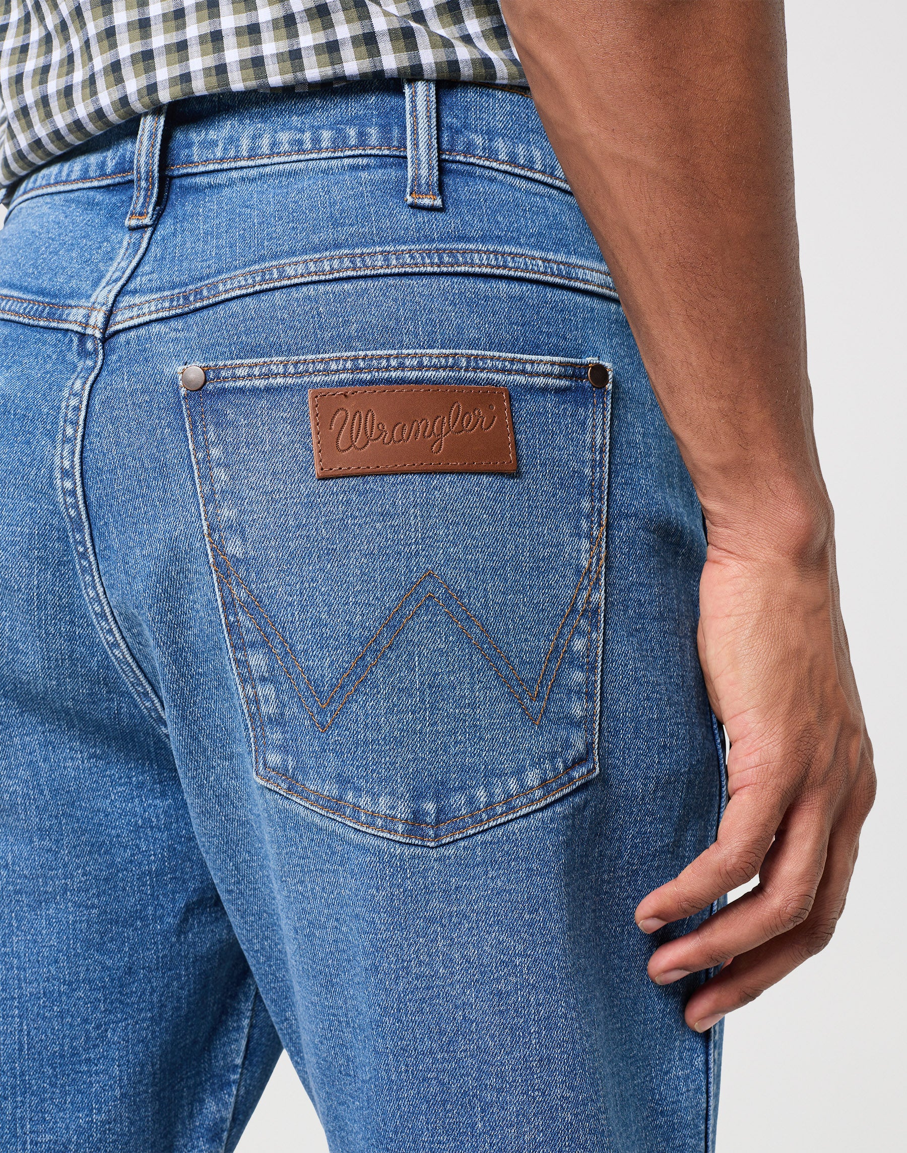 Pantaloncini Frontier Short in denim Guardian Wrangler   