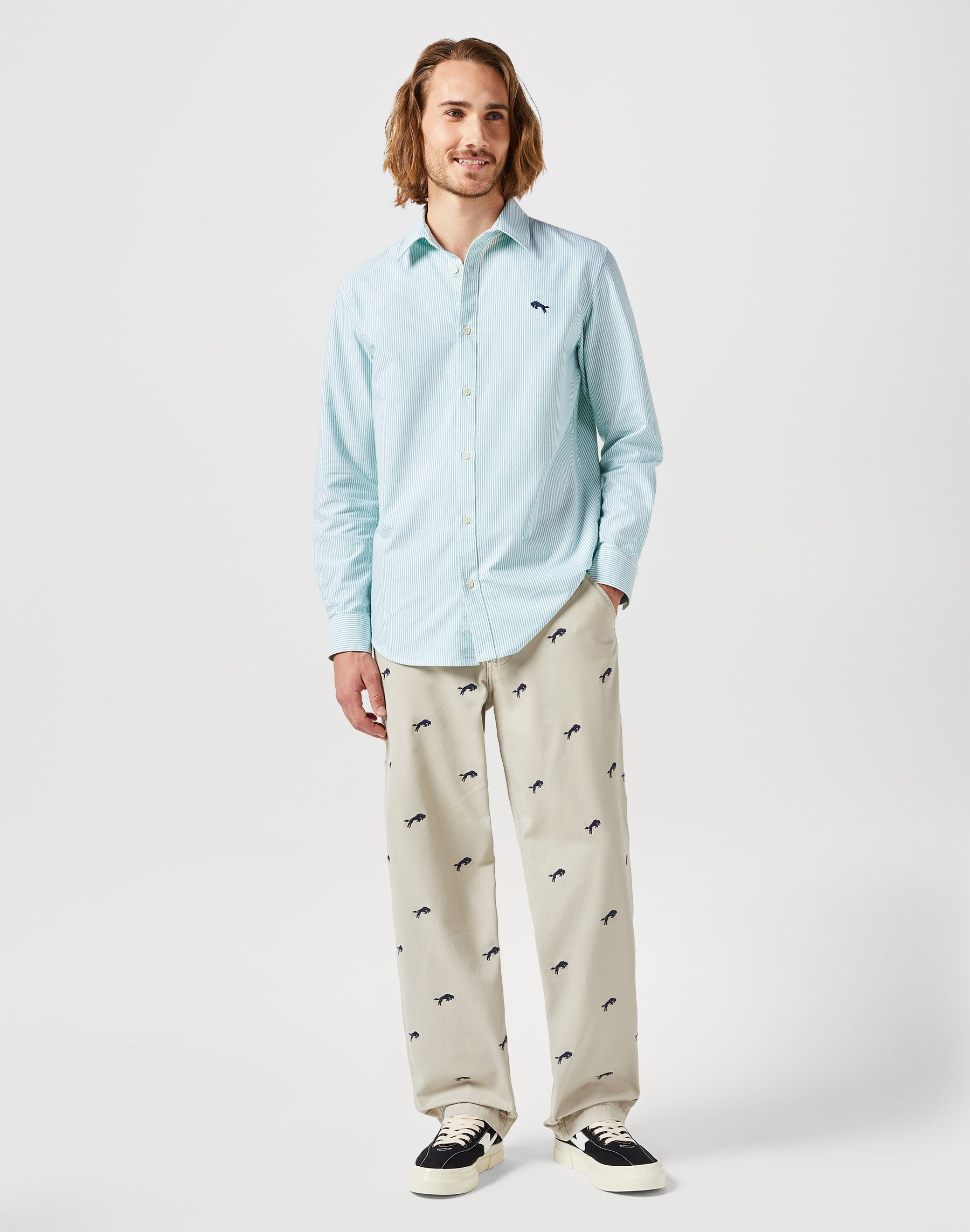 Pantalone in Plaza Taupe Pantaloni Wrangler   