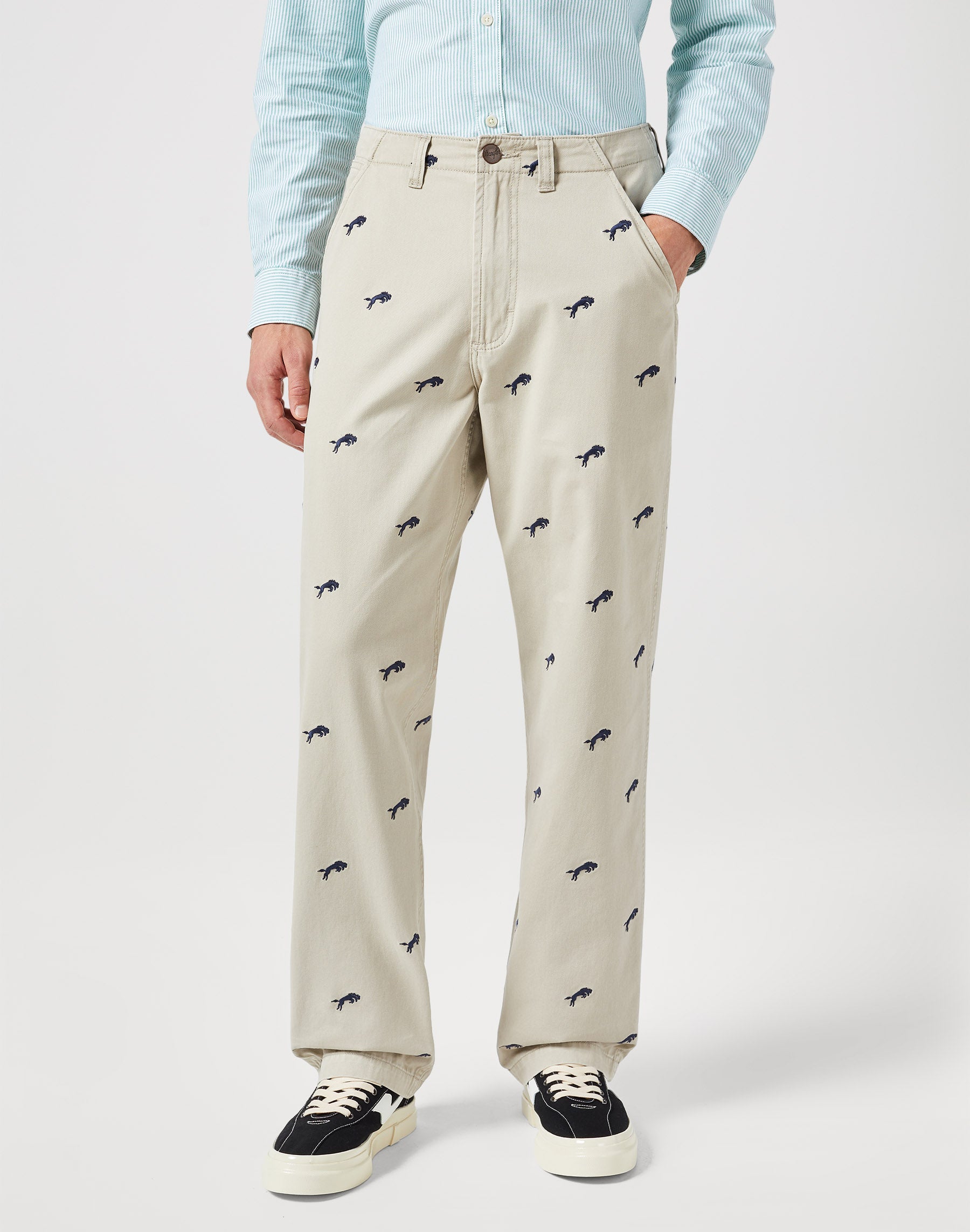 Pantalone in Plaza Taupe Pantaloni Wrangler   