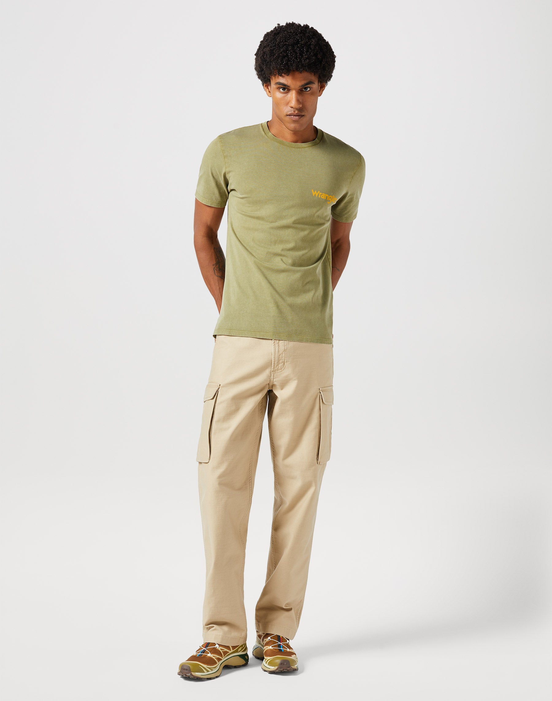 Pantaloni Casey Jones Cargo in Saddle Wrangler   