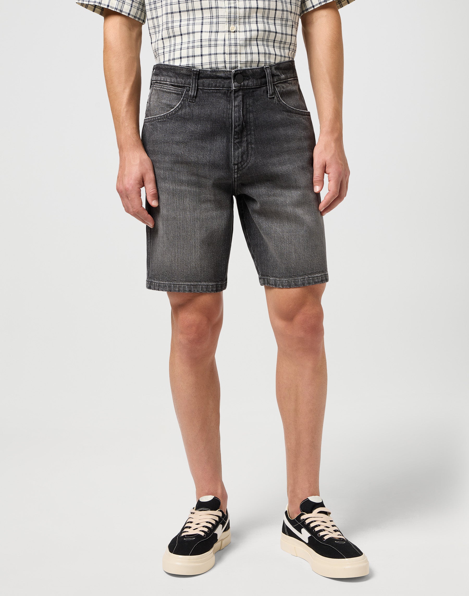 Pantaloncini corti Frontier in denim Marshall Wrangler   