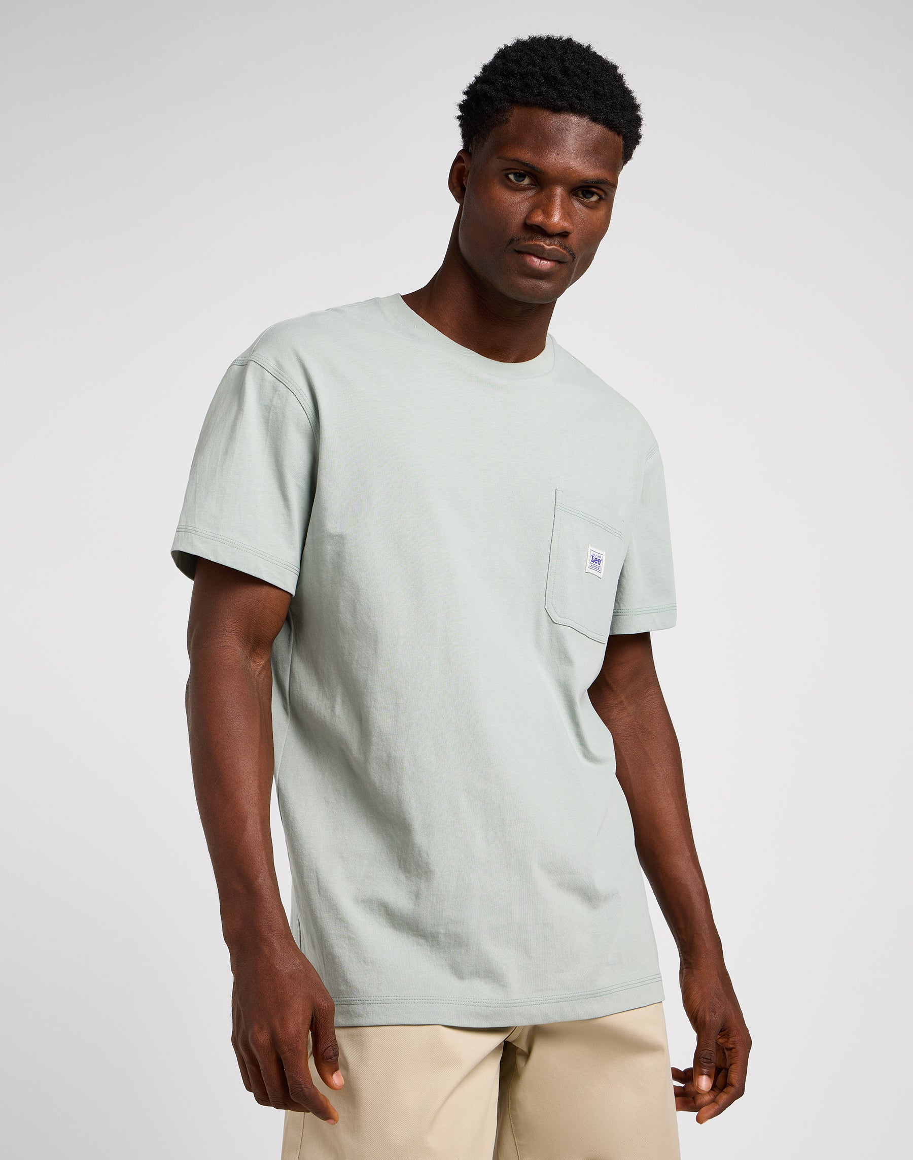 T-shirt WW Pocket Tee in Intuition Grigio Lee   