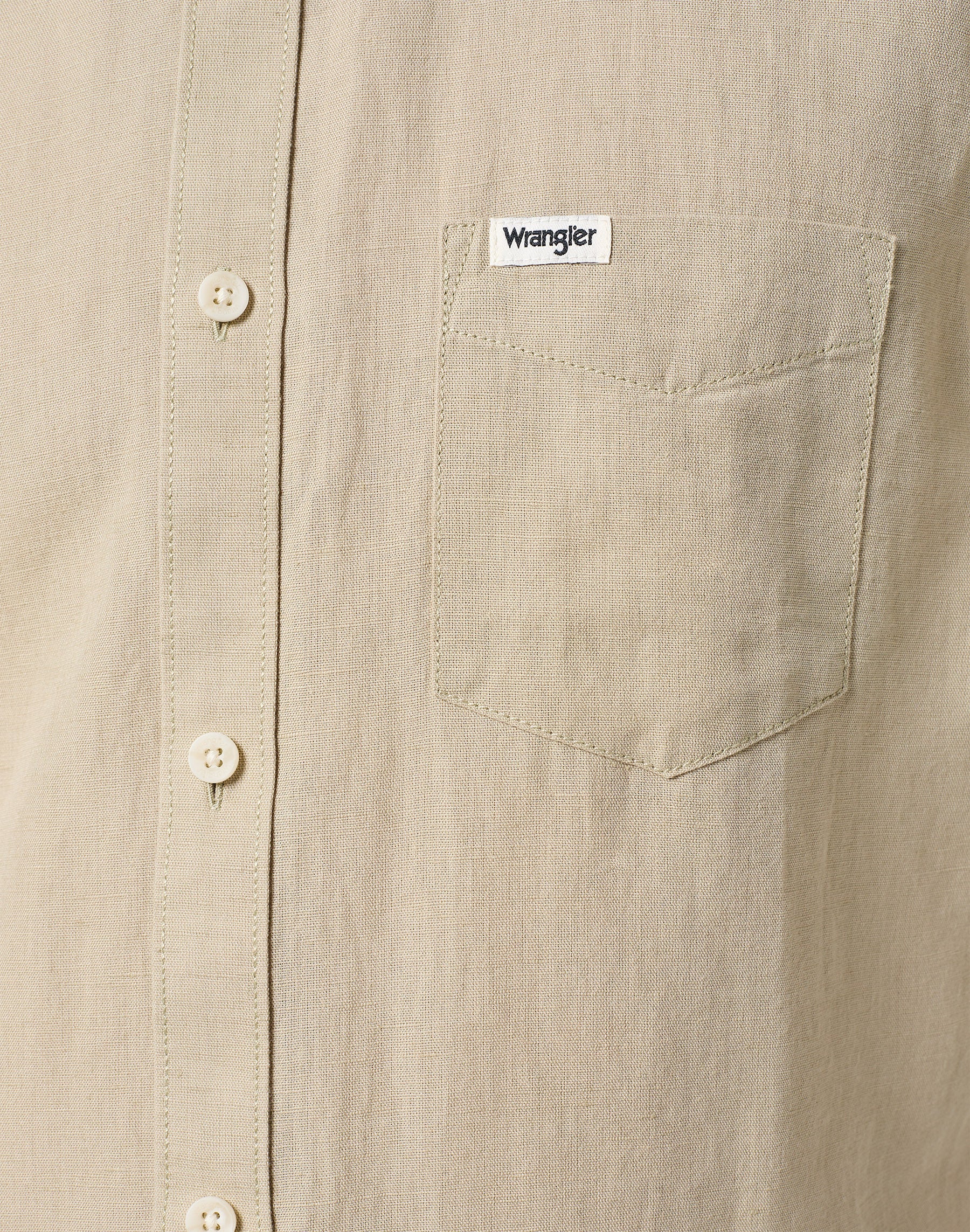 Camicia monotasche in Plaza Taupe Camicie Wrangler   