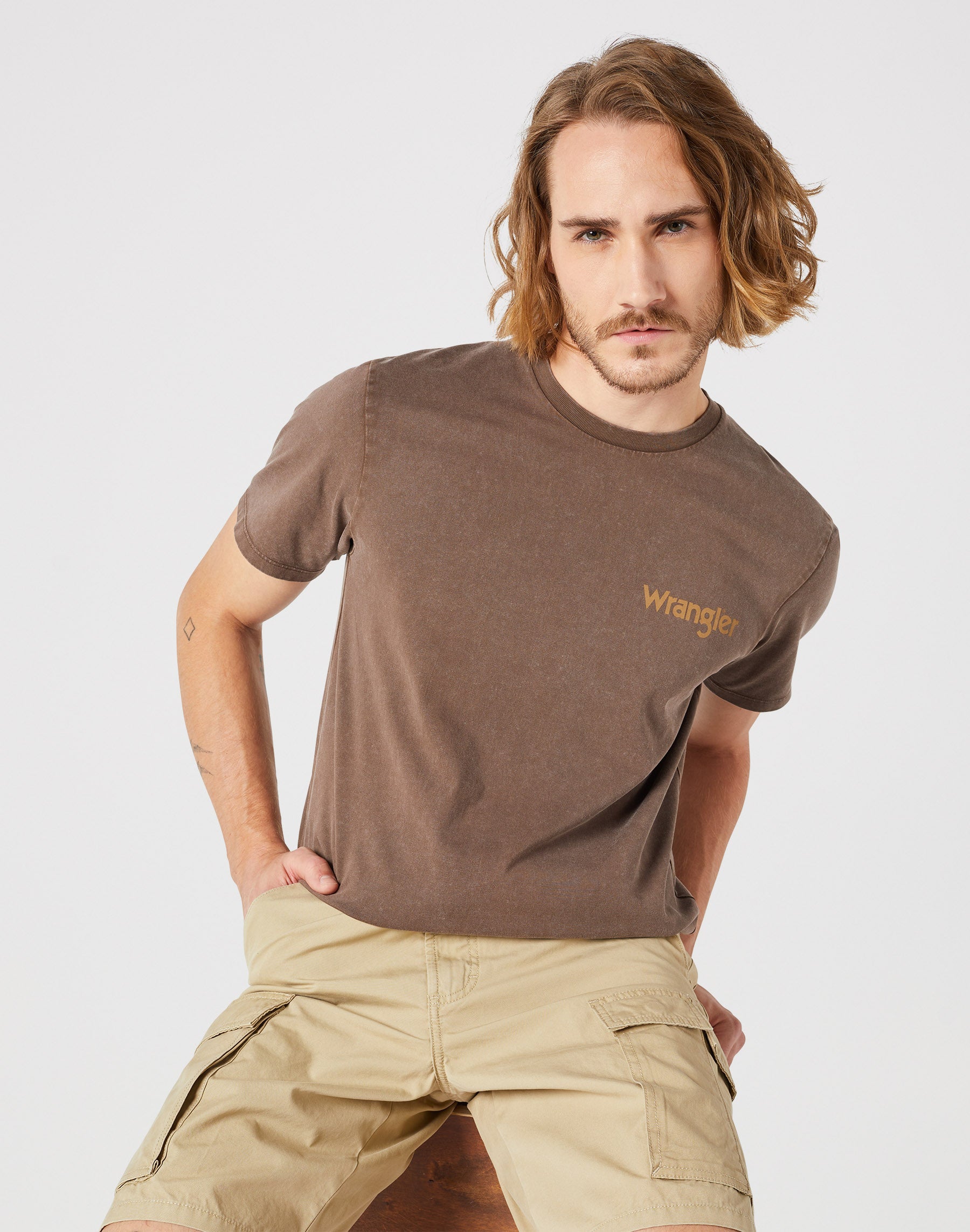 Pantaloncini Casey Utility in Saddle Wrangler   