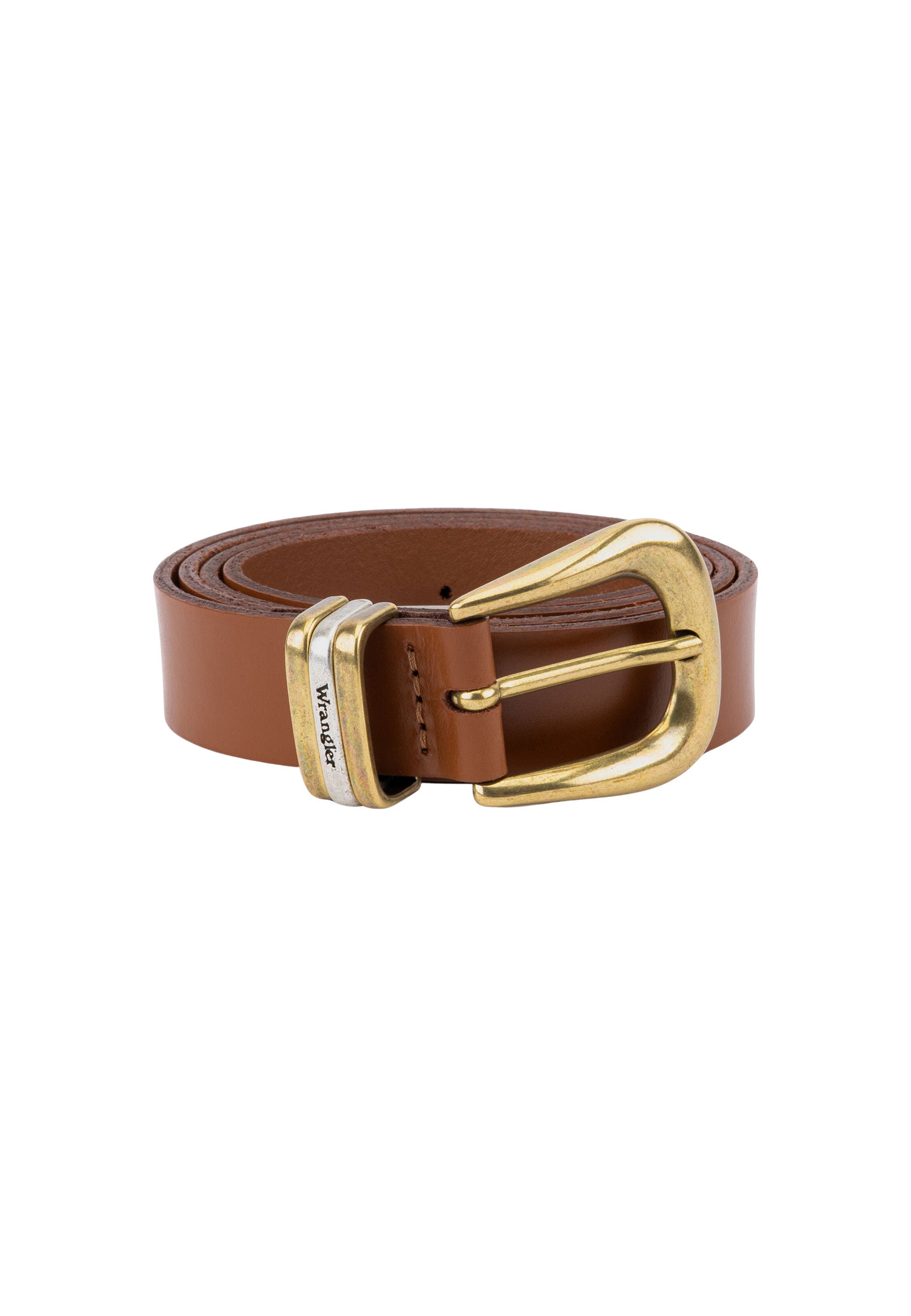 Cintura a triplo anello in Cognac Cintura Wrangler   