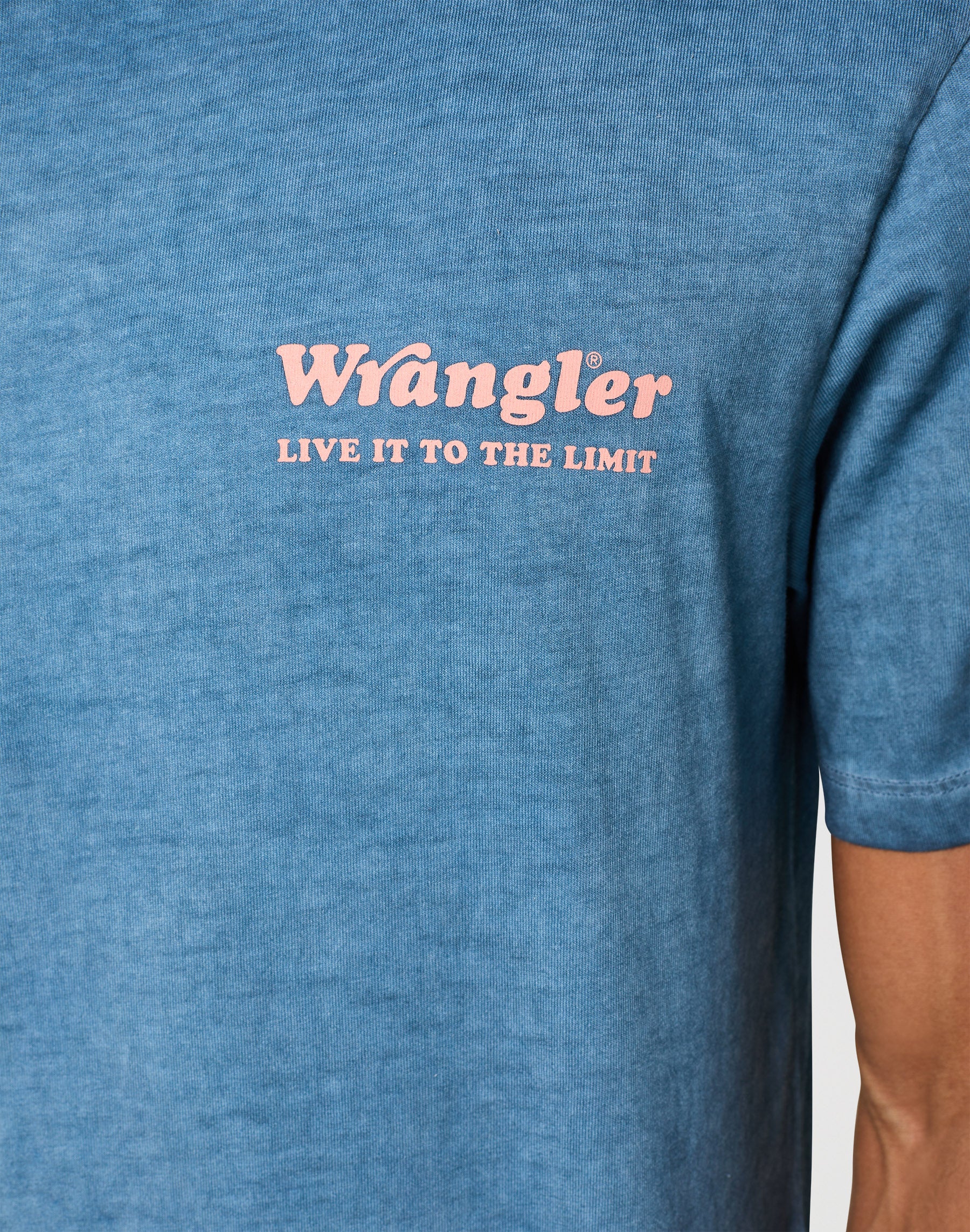 Maglietta grafica in denim scuro Magliette Wrangler   