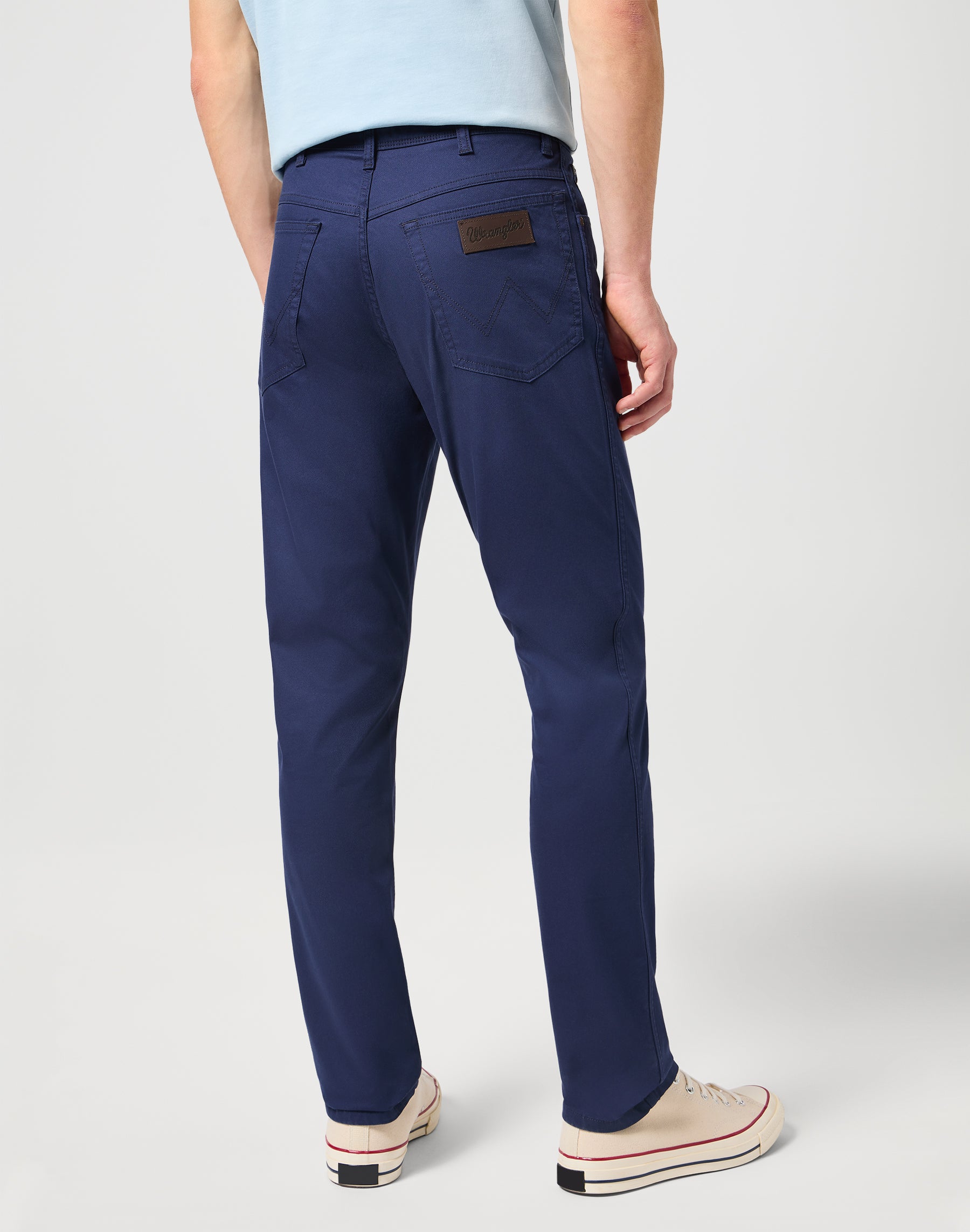 Pantaloni Texas Slim Low Stretch in Dark Navy Wrangler   