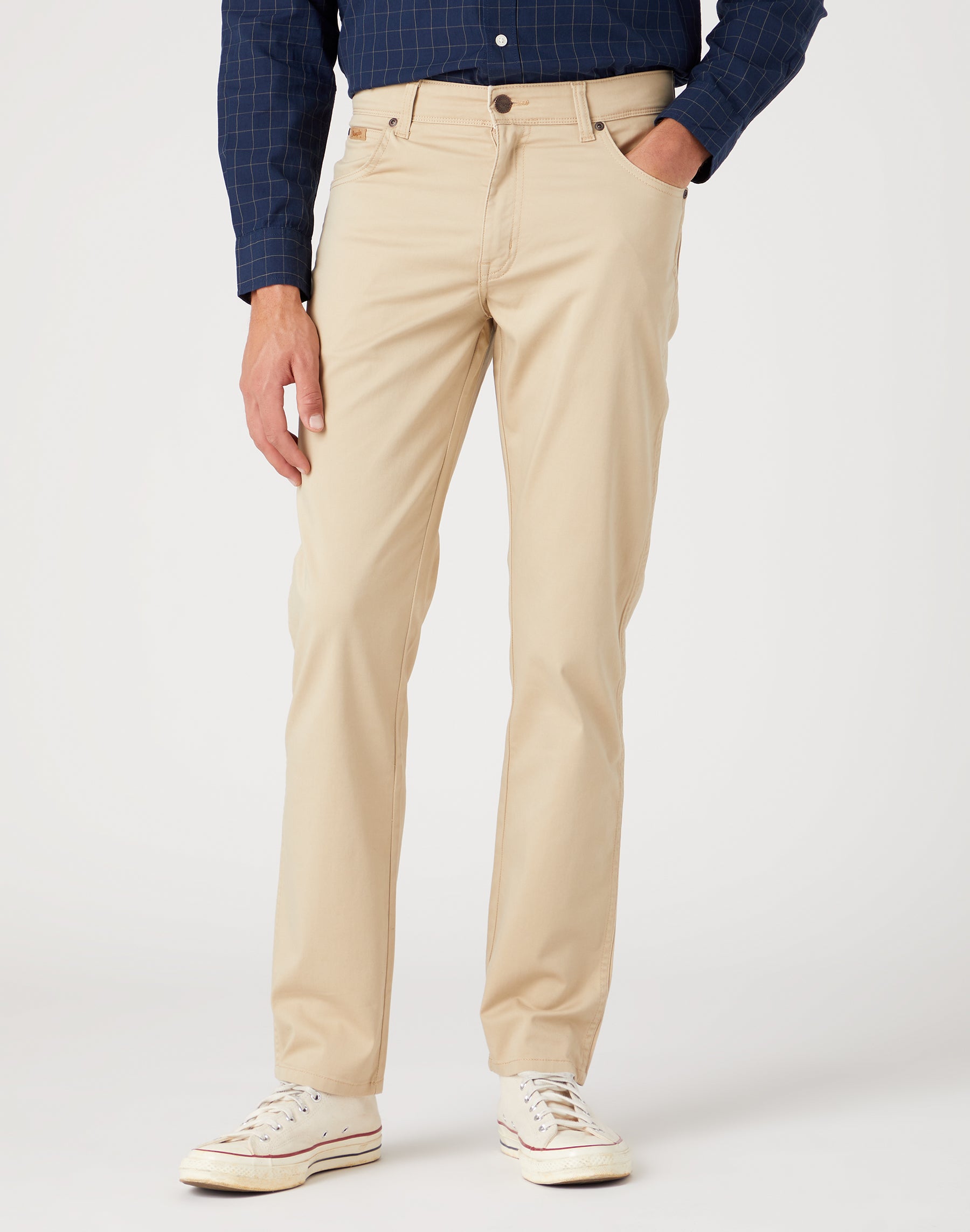 Pantaloni Texas Low Stretch in Plaza Taupe Wrangler   