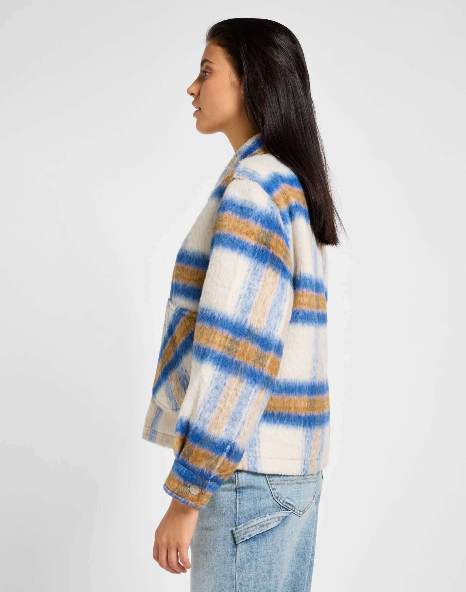 Giacca di lana con cappuccio in giacche di metà secolo Lee   