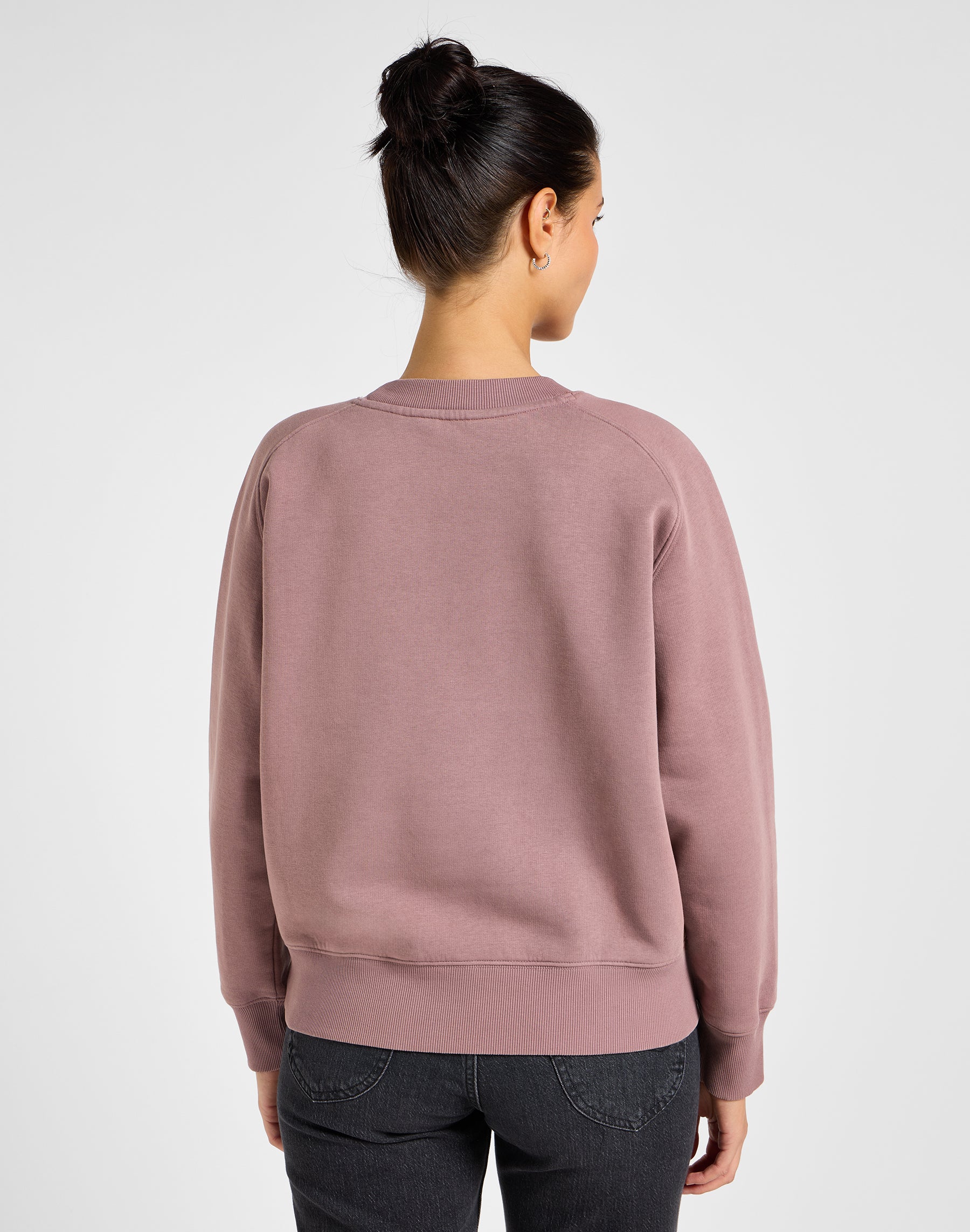 Maglione Raglan in felpa Dreamy Mauve Lee   