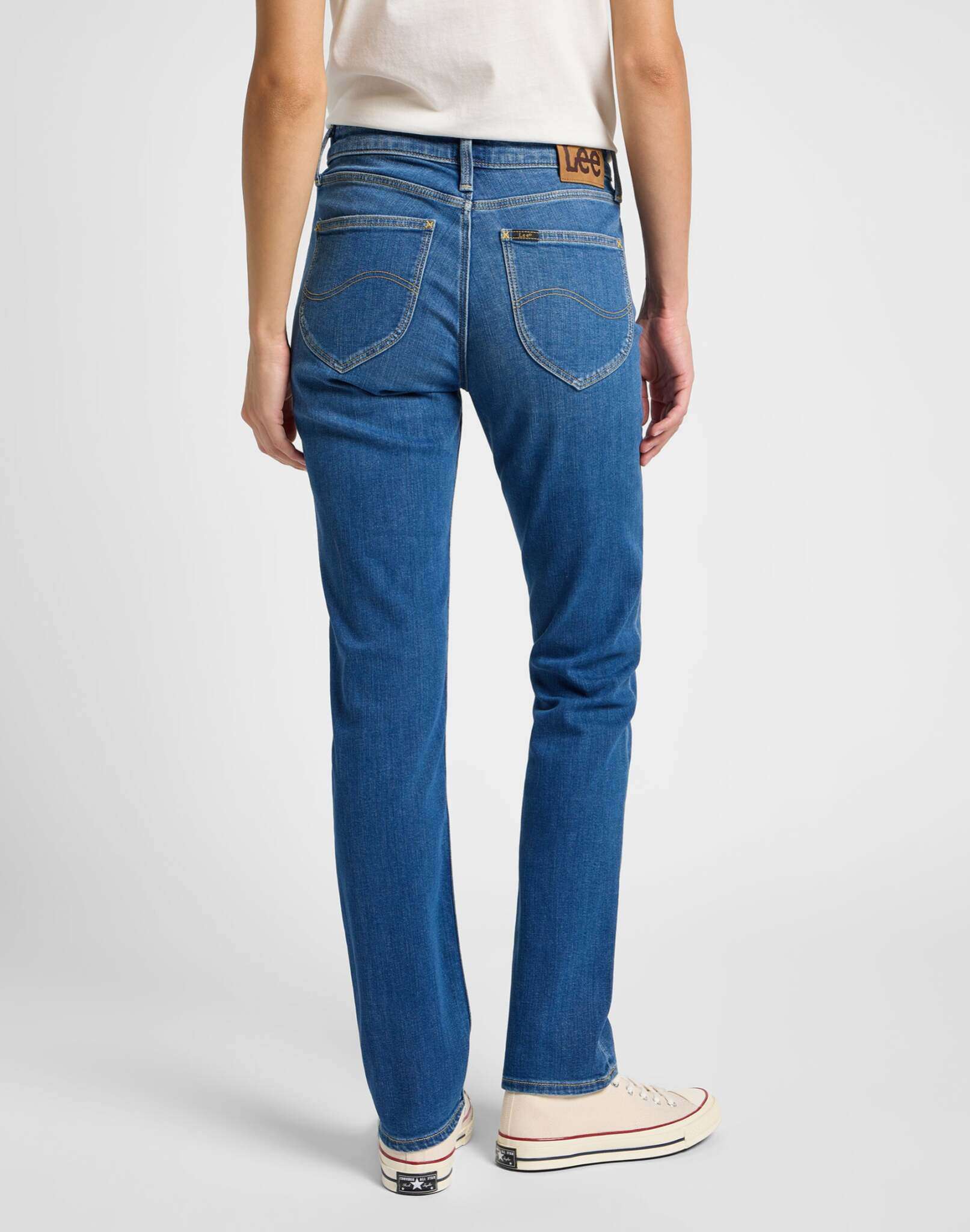 Jeans Marion Straight in Mid Stop Lee   