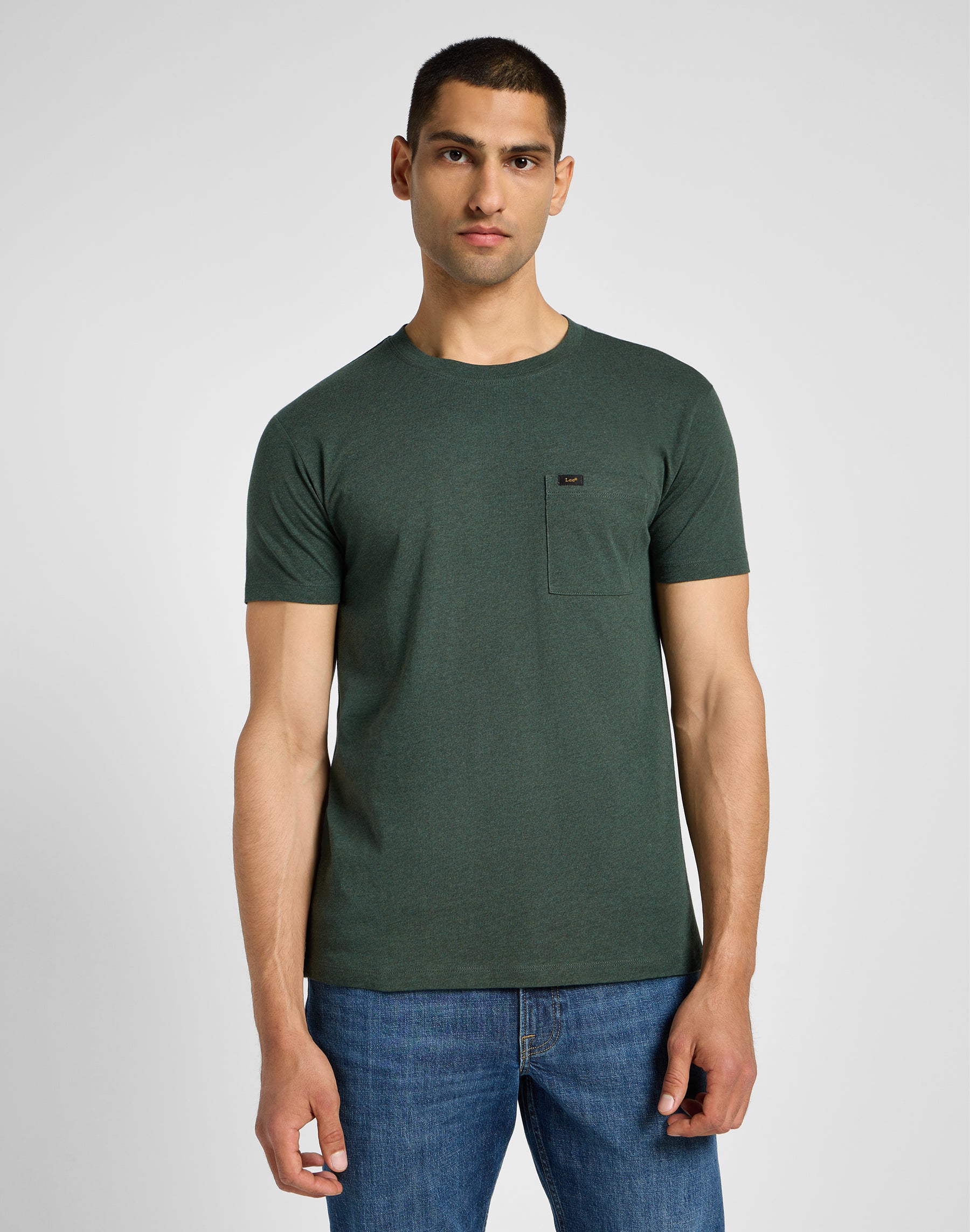 T-shirt Ultimate Pocket Tee in Olive Night Lee   