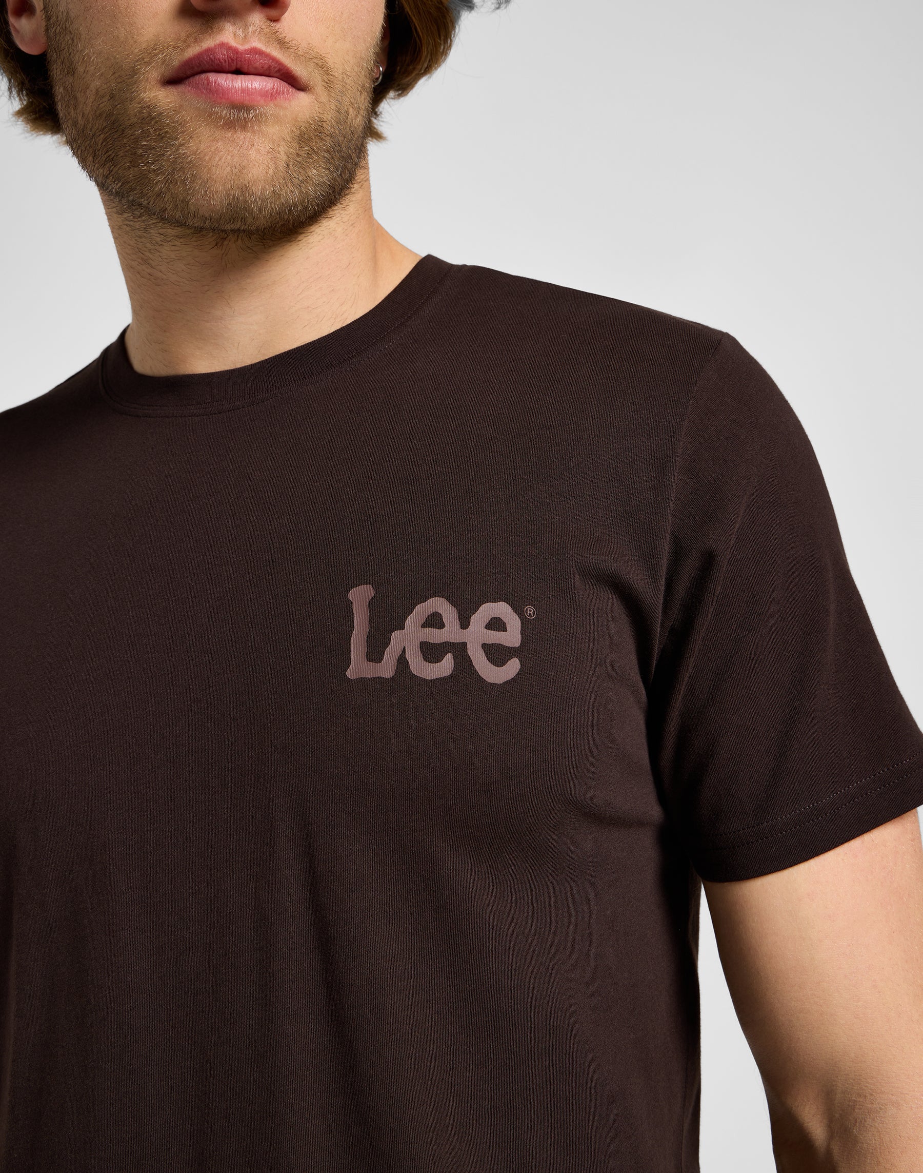 Lee Maglietta media Wobbly in T-shirt Espresso Lee   