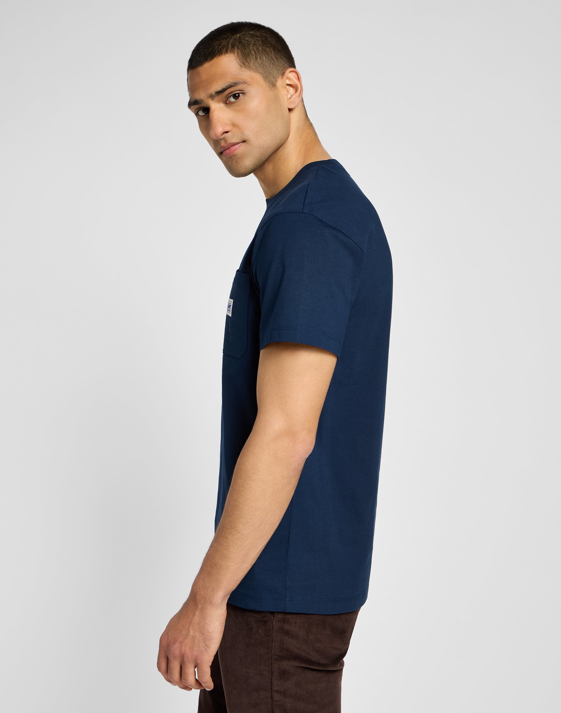 T-shirt WW Pocket Tee in blu inchiostro Lee   