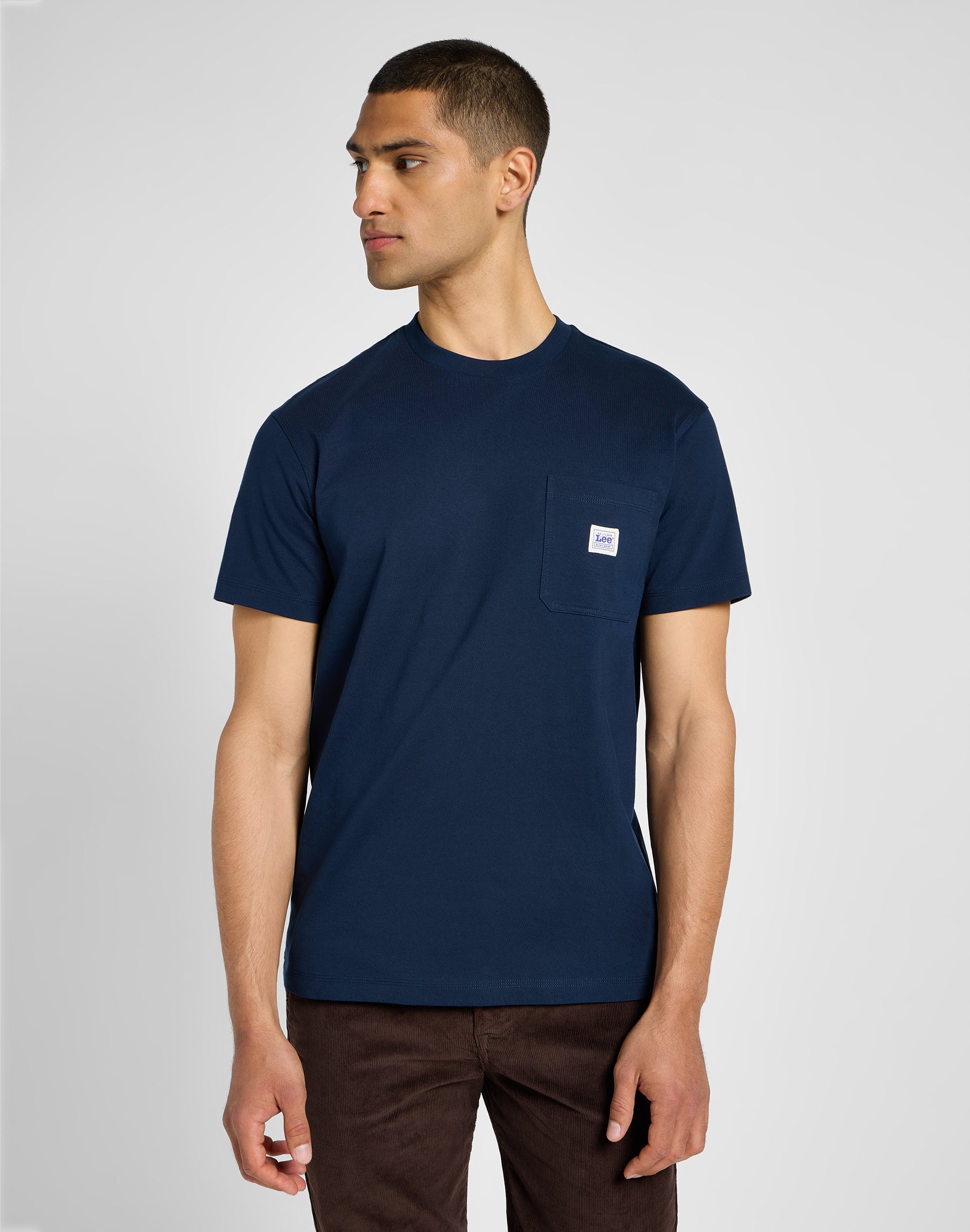 T-shirt WW Pocket Tee in blu inchiostro Lee   