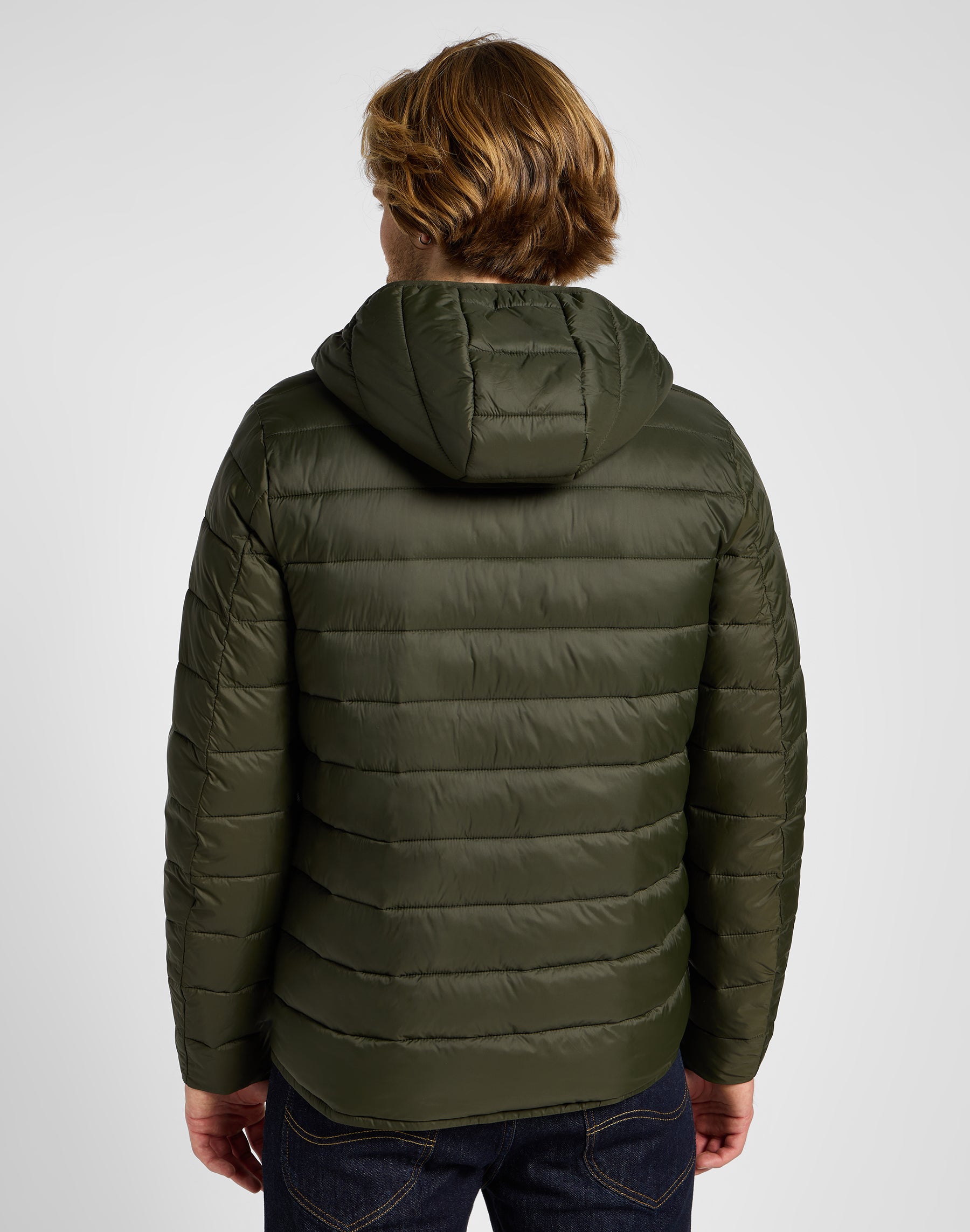 Giacca leggera Puffer in Olive Night Jackets Lee   