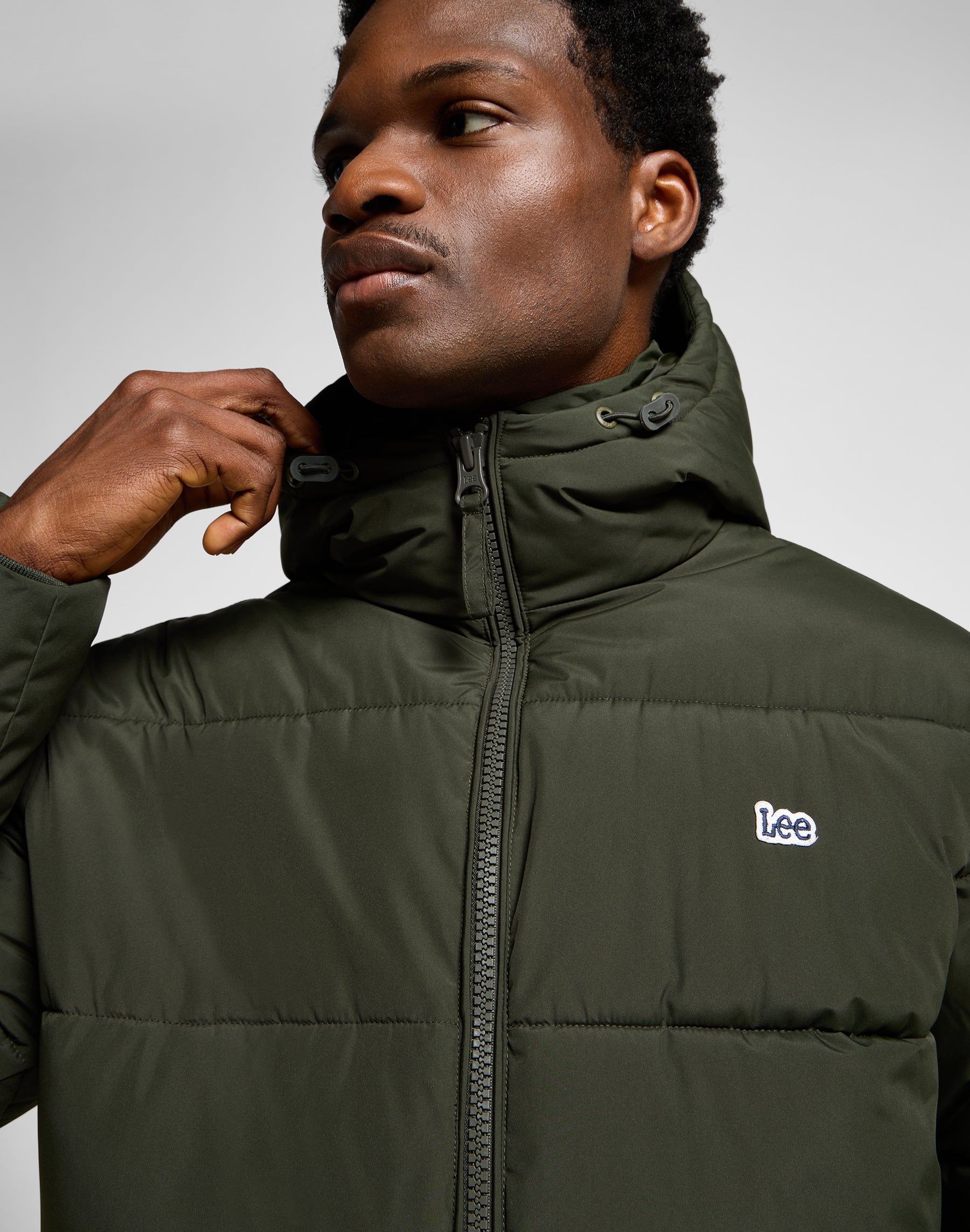 Giacca Puffer in Olive Night Jackets Lee   