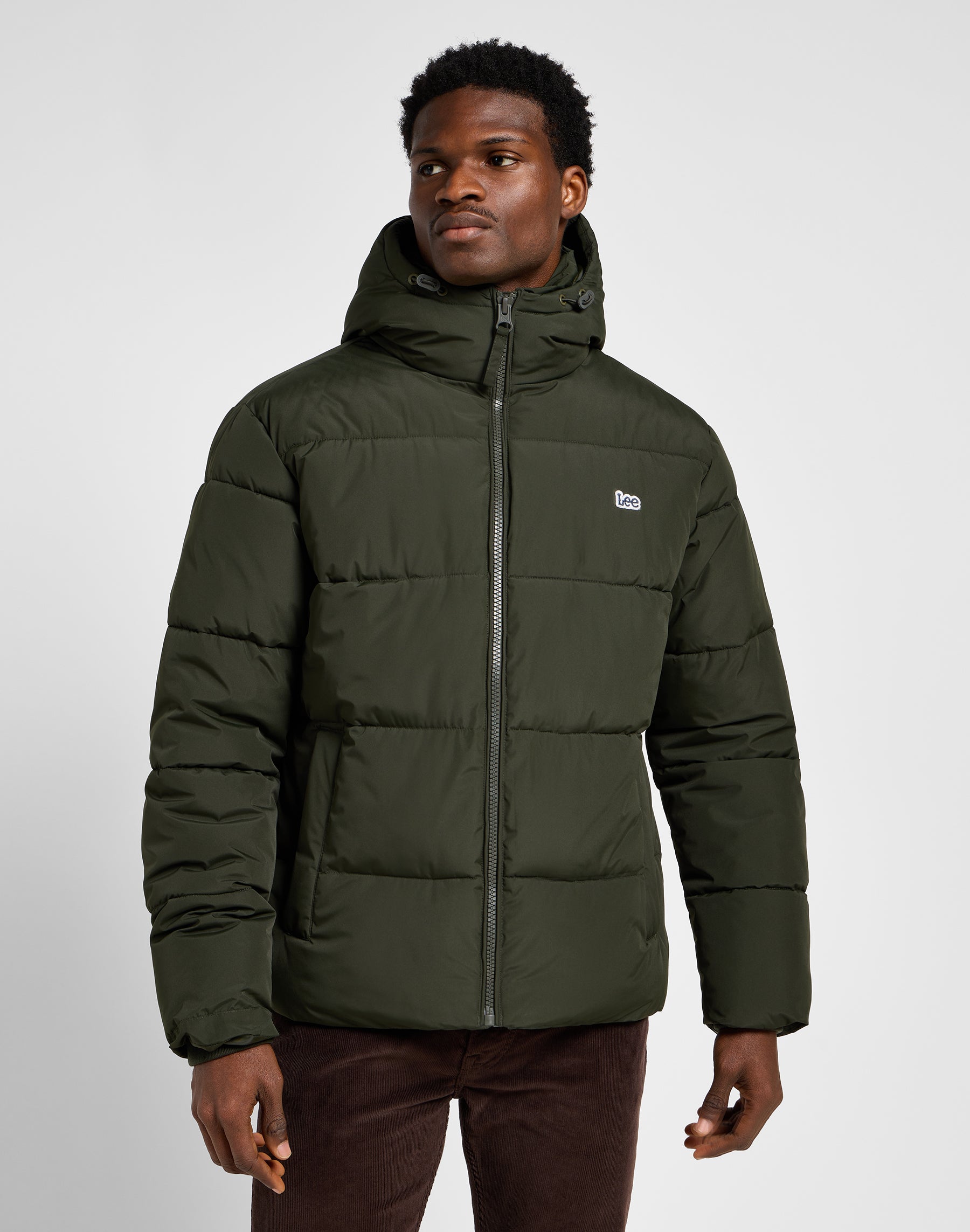 Giacca Puffer in Olive Night Jackets Lee   