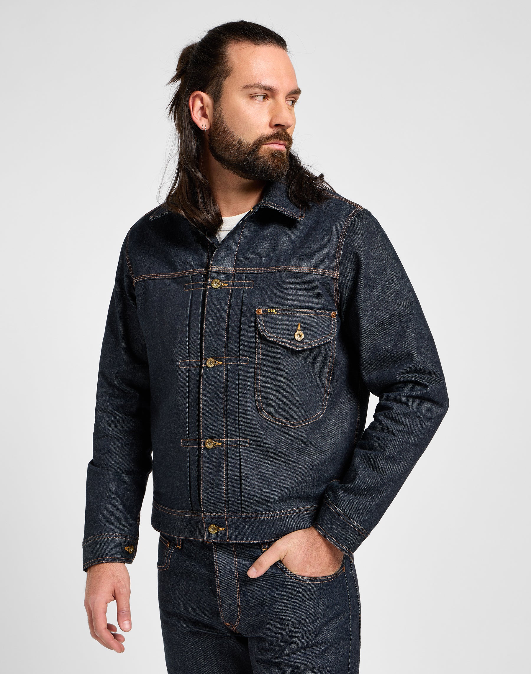 101 Giacca da cowboy foderata in Raw Jackets Lee   