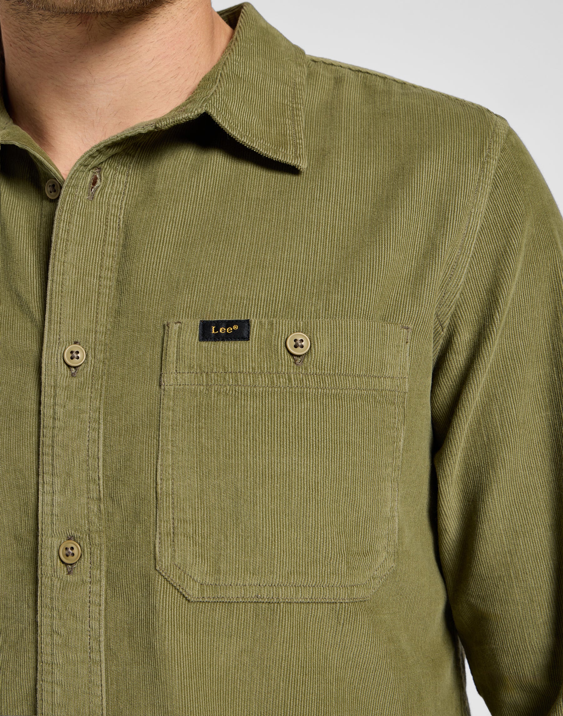 Camicia Leesure in Verde Mercantile Camicie Lee   