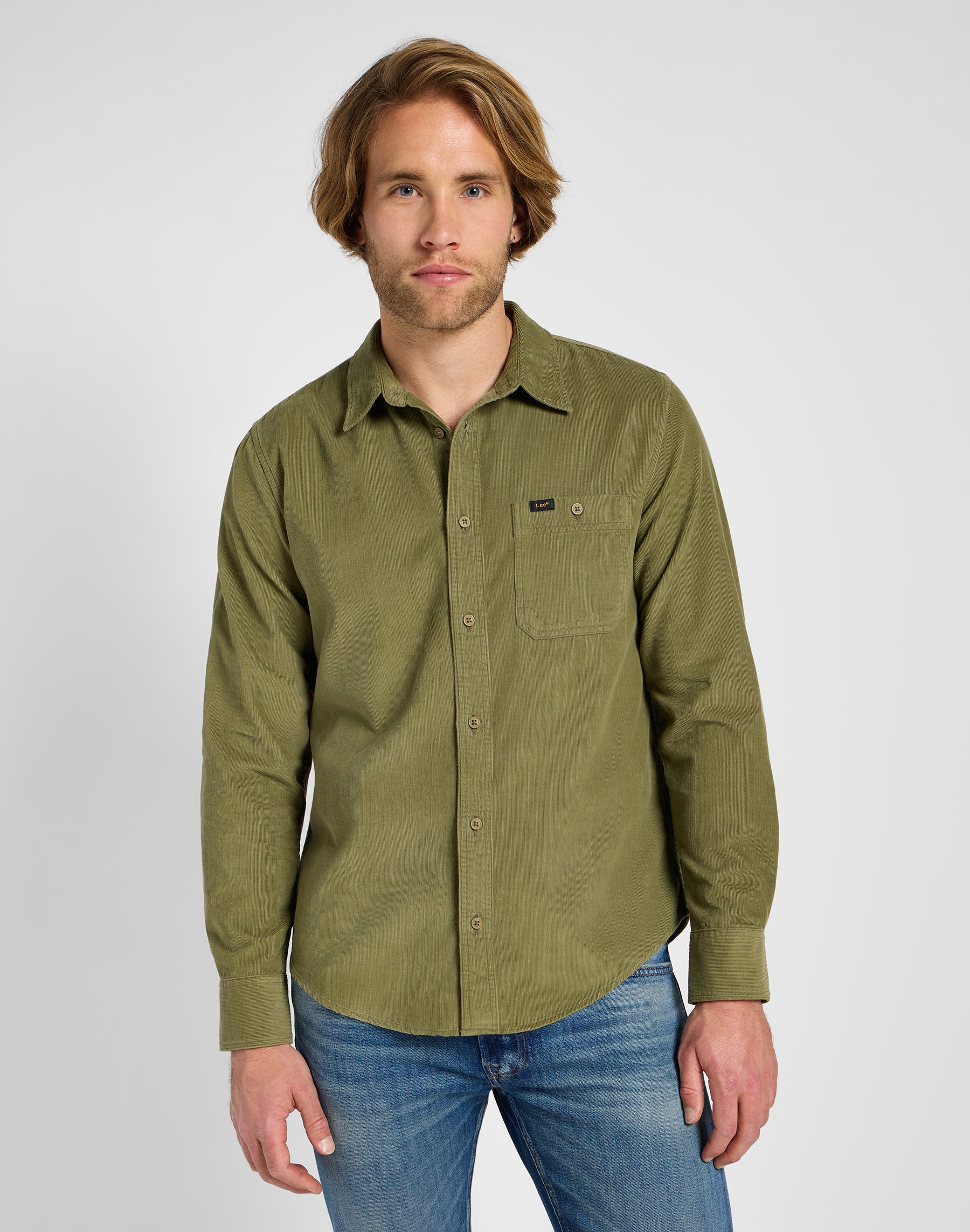 Camicia Leesure in Verde Mercantile Camicie Lee   