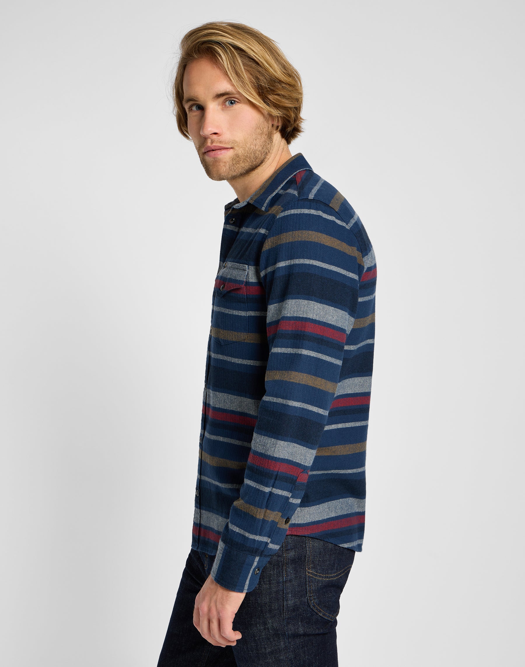 Western Camicia Clean in Mood Indigo Camicie Lee   