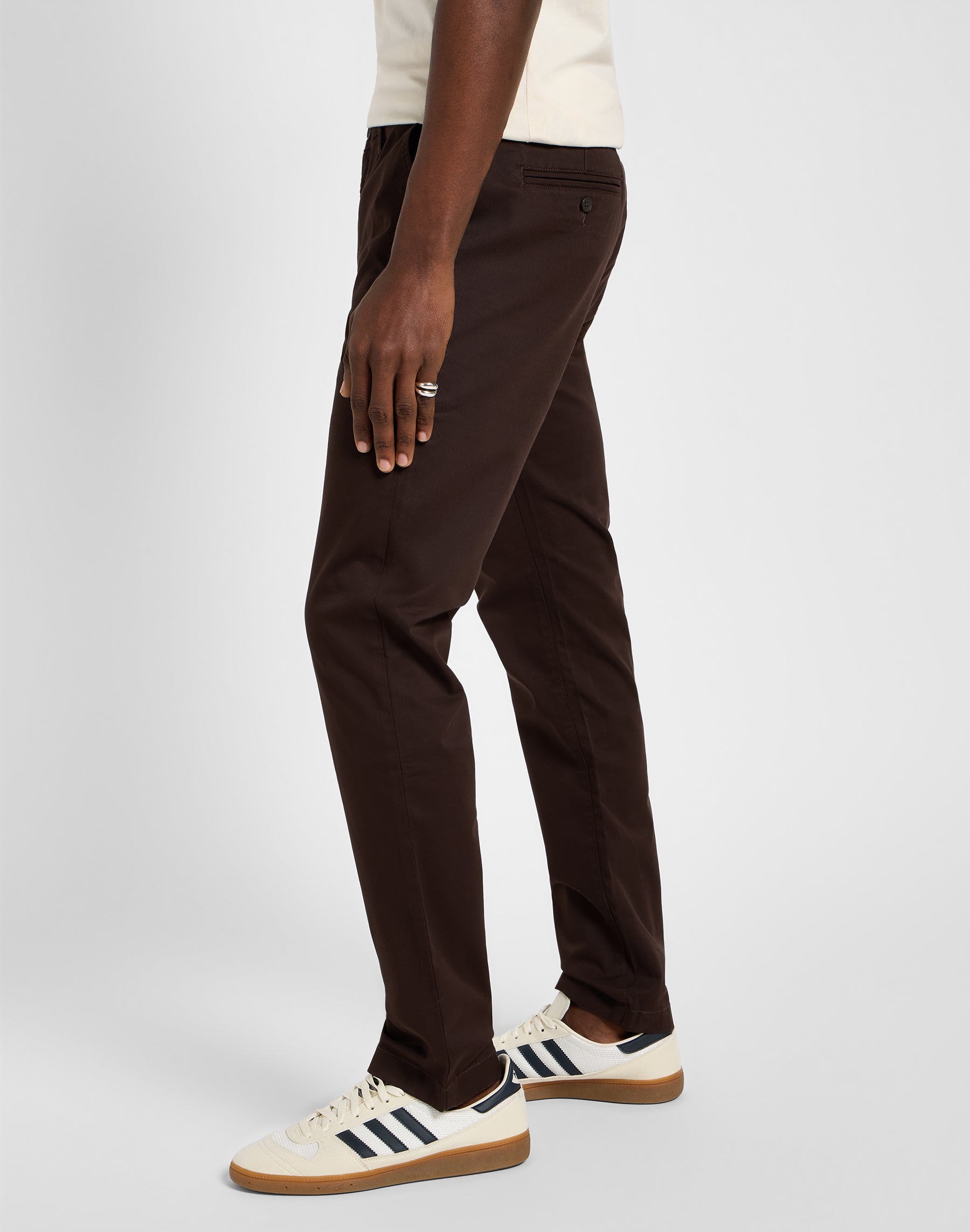 Pantalone chino slim in espresso Lee   