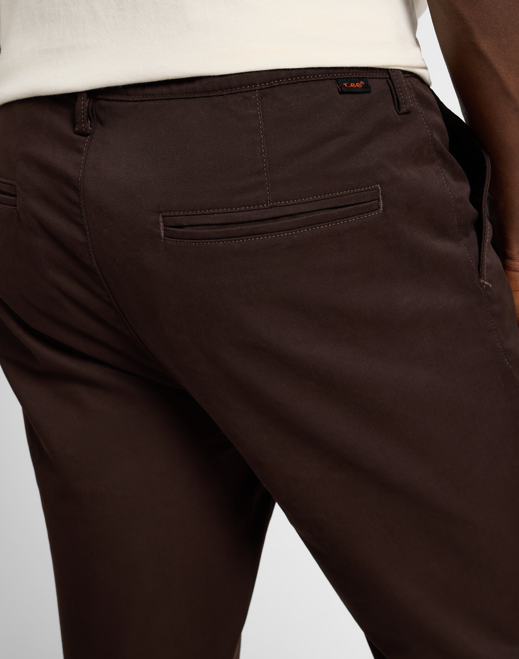 Pantalone chino slim in espresso Lee   