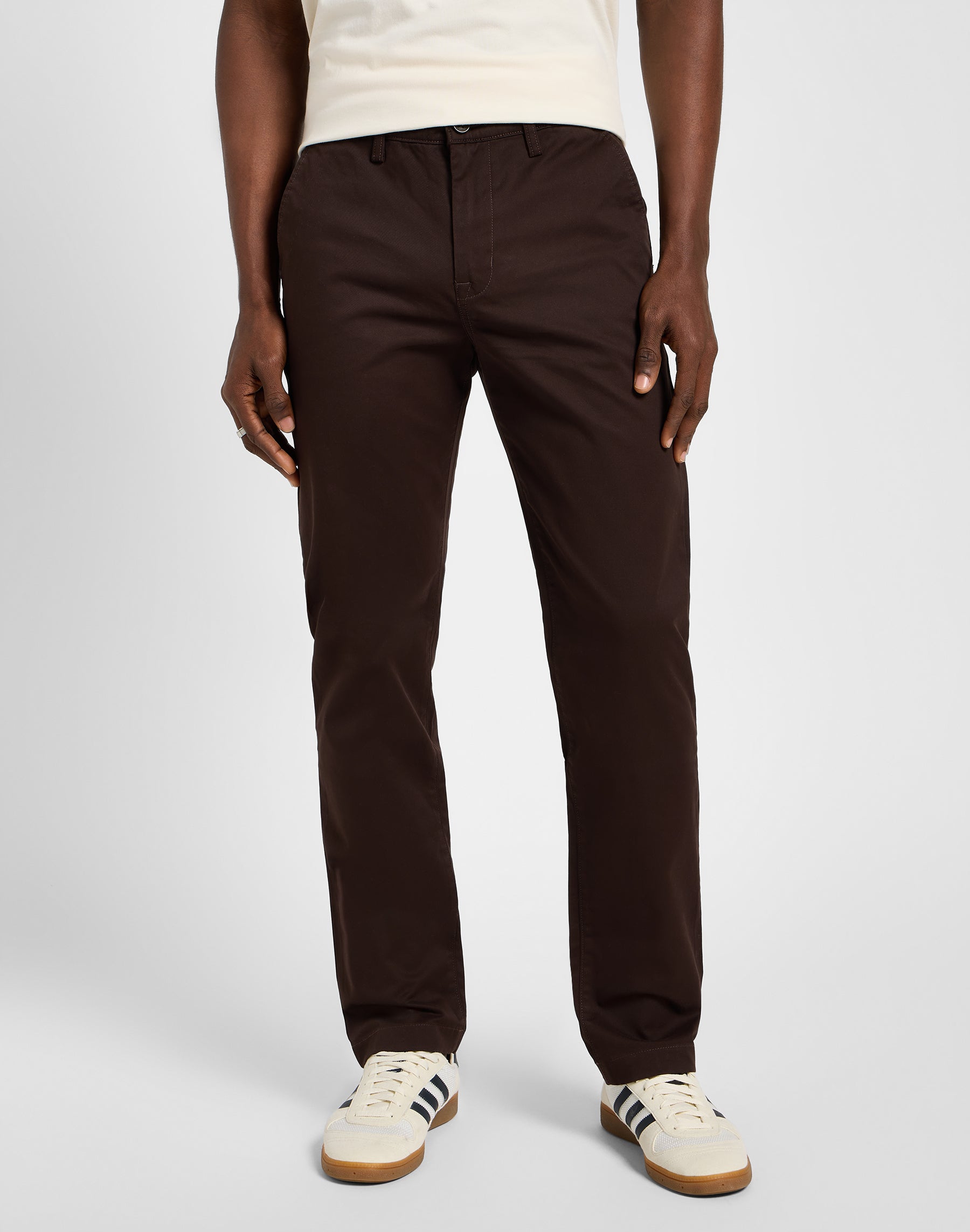 Pantalone chino slim in espresso Lee   