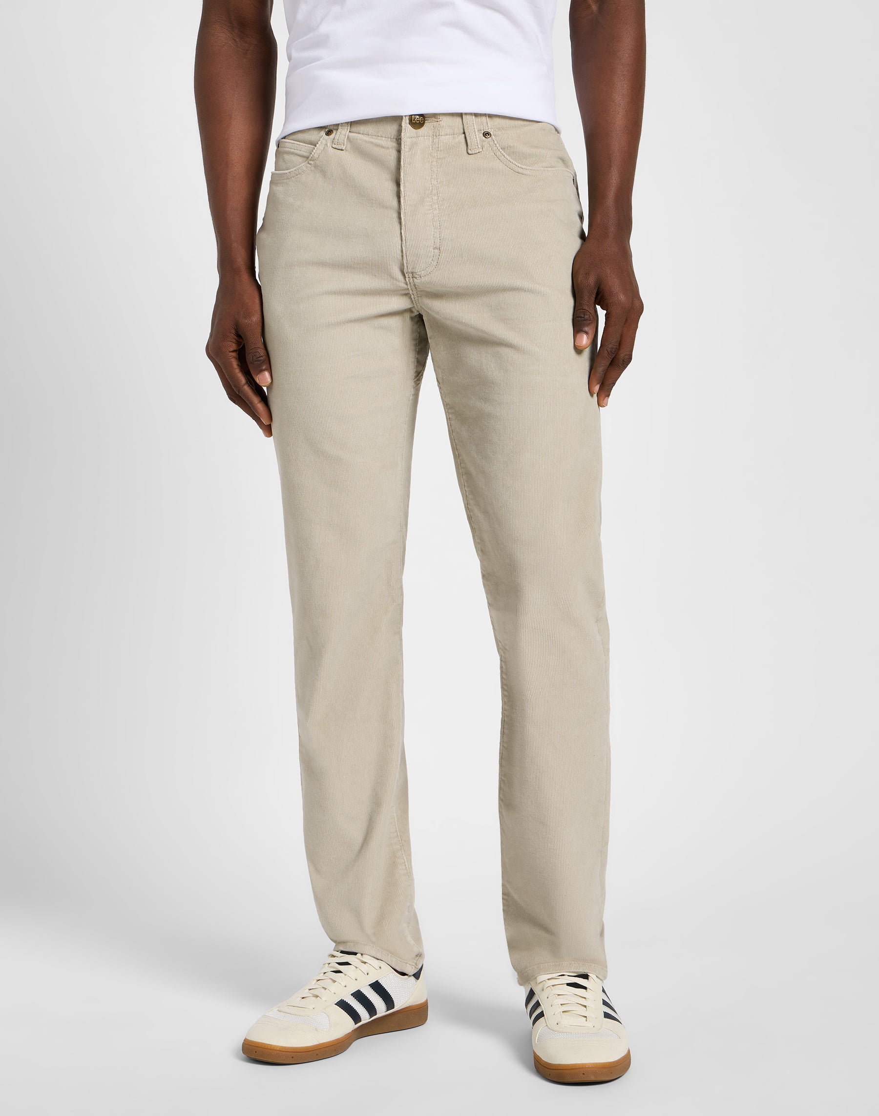 Pantaloni slim fit MVP in pietra di Salina Lee   