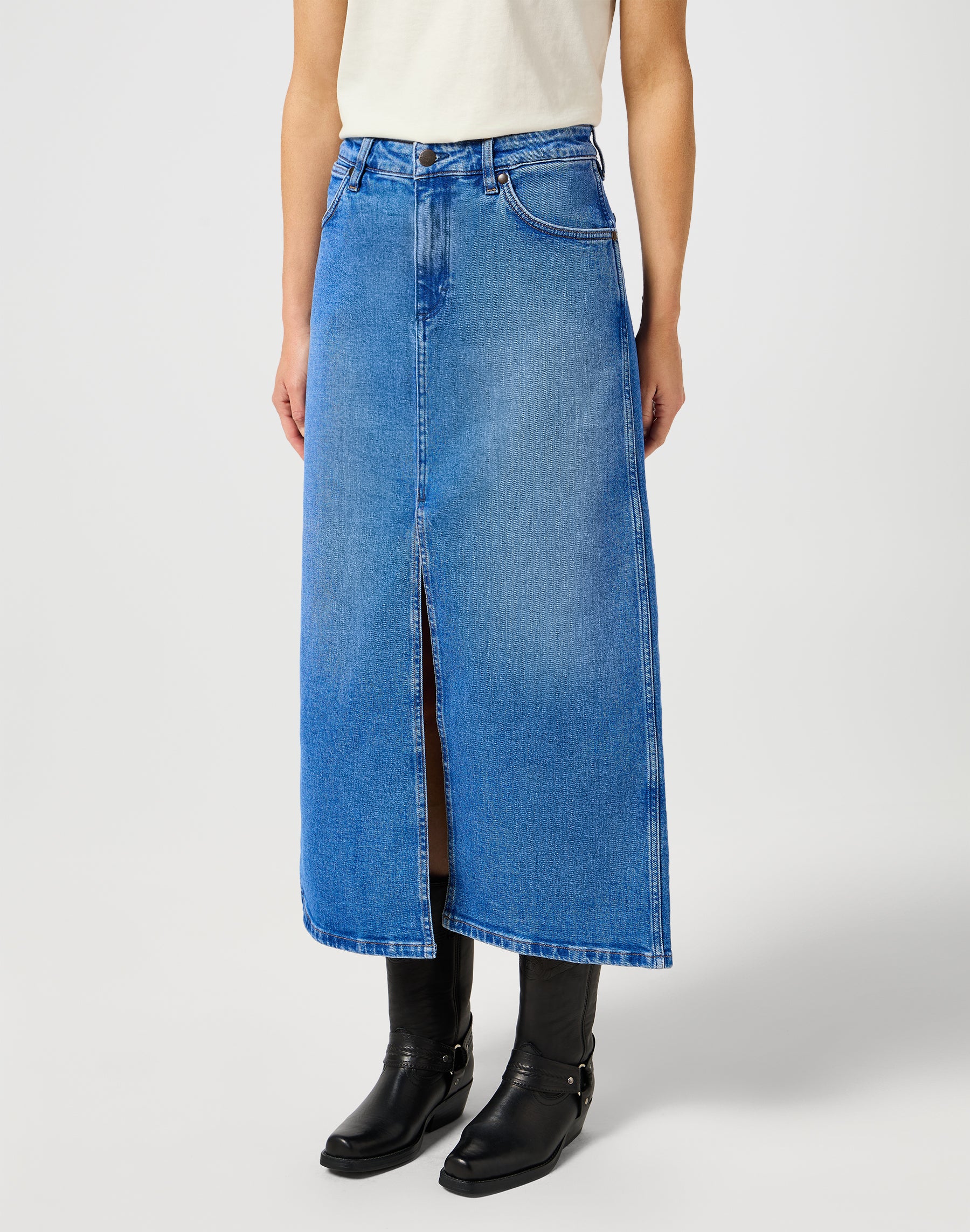 Maxi gonna in denim in Gonne amate un tempo Wrangler   